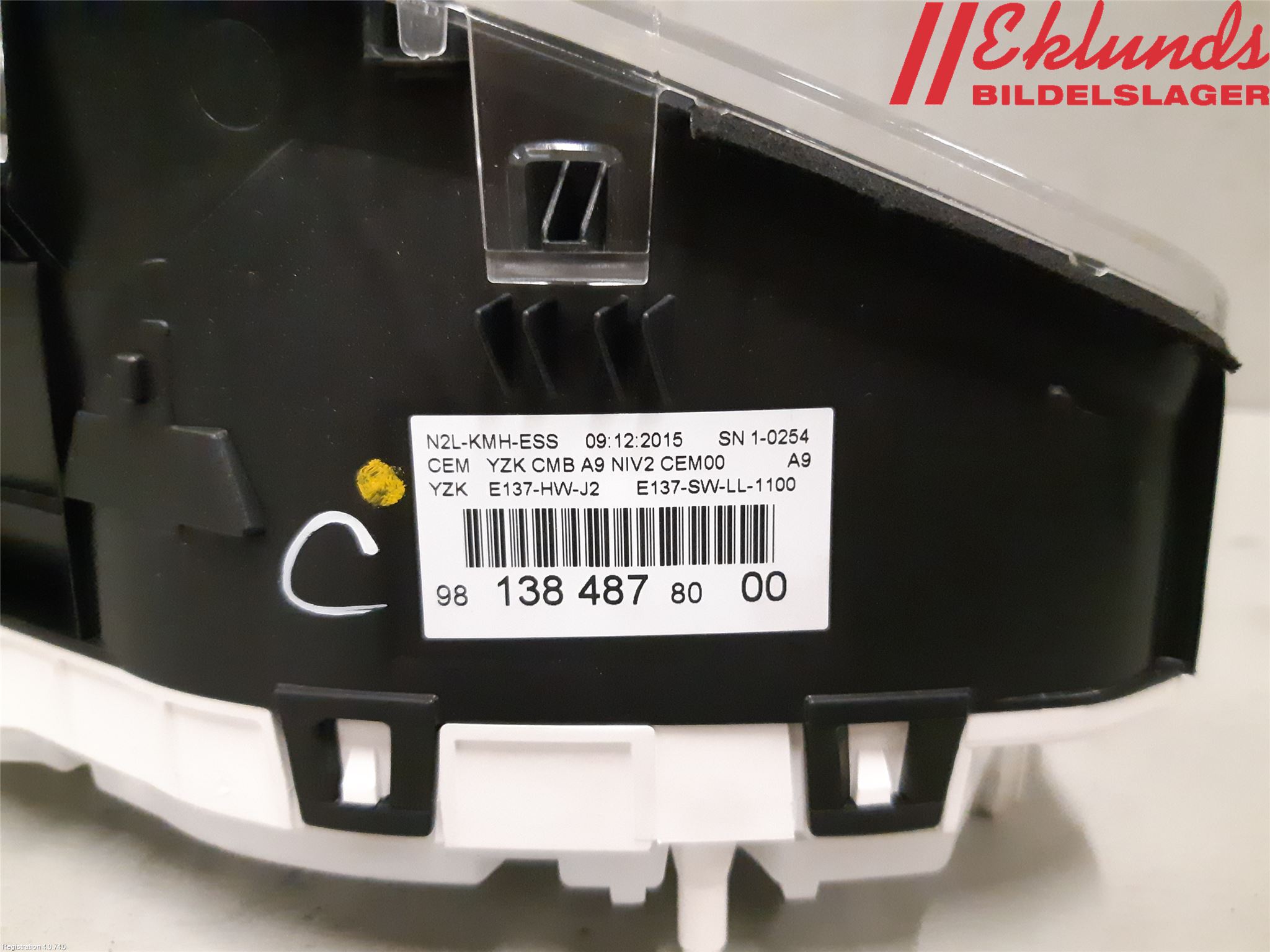 Peugeot 2008 13-20 Instrument Komb