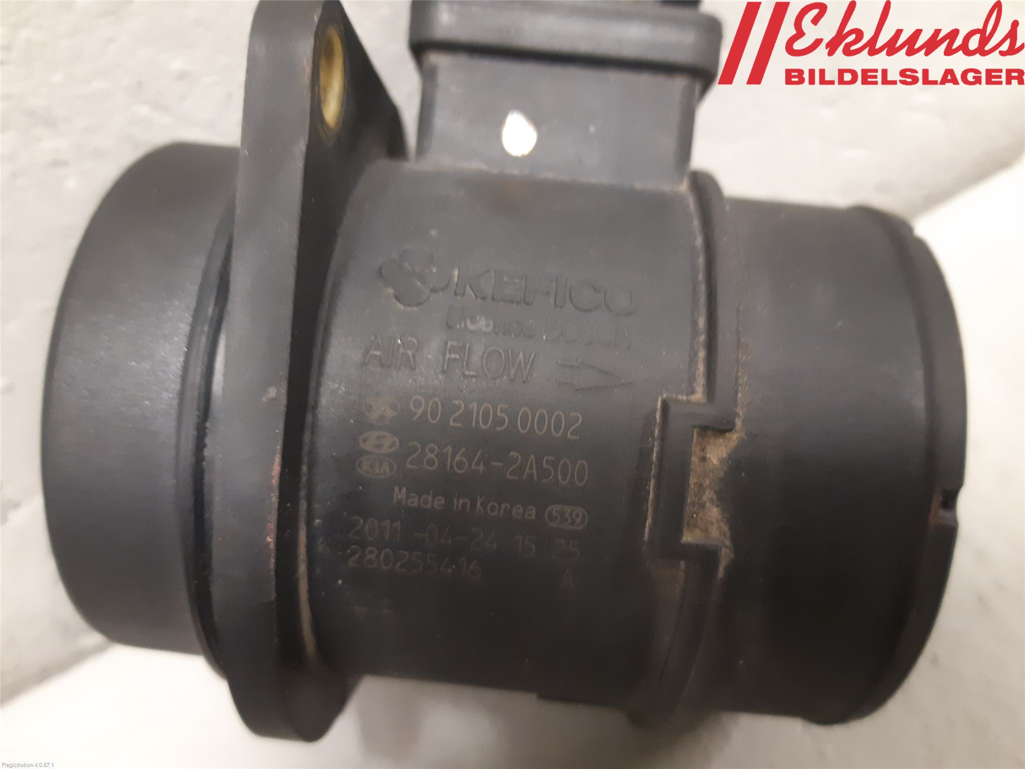 Kia CEED 06-12 Injluftmassamätare