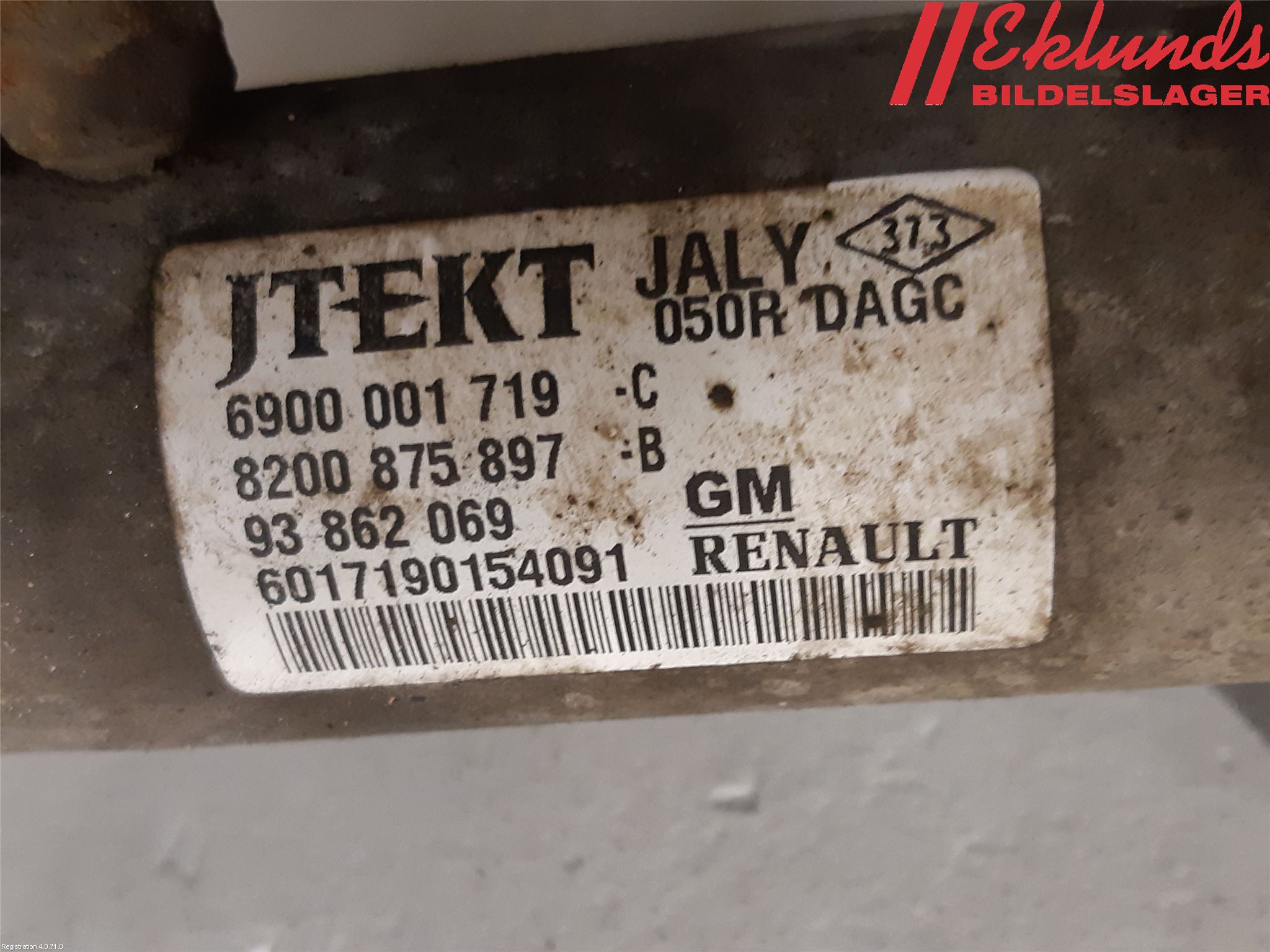 Opel VIVARO 01-14 Styrväxel Servo -Snäcka