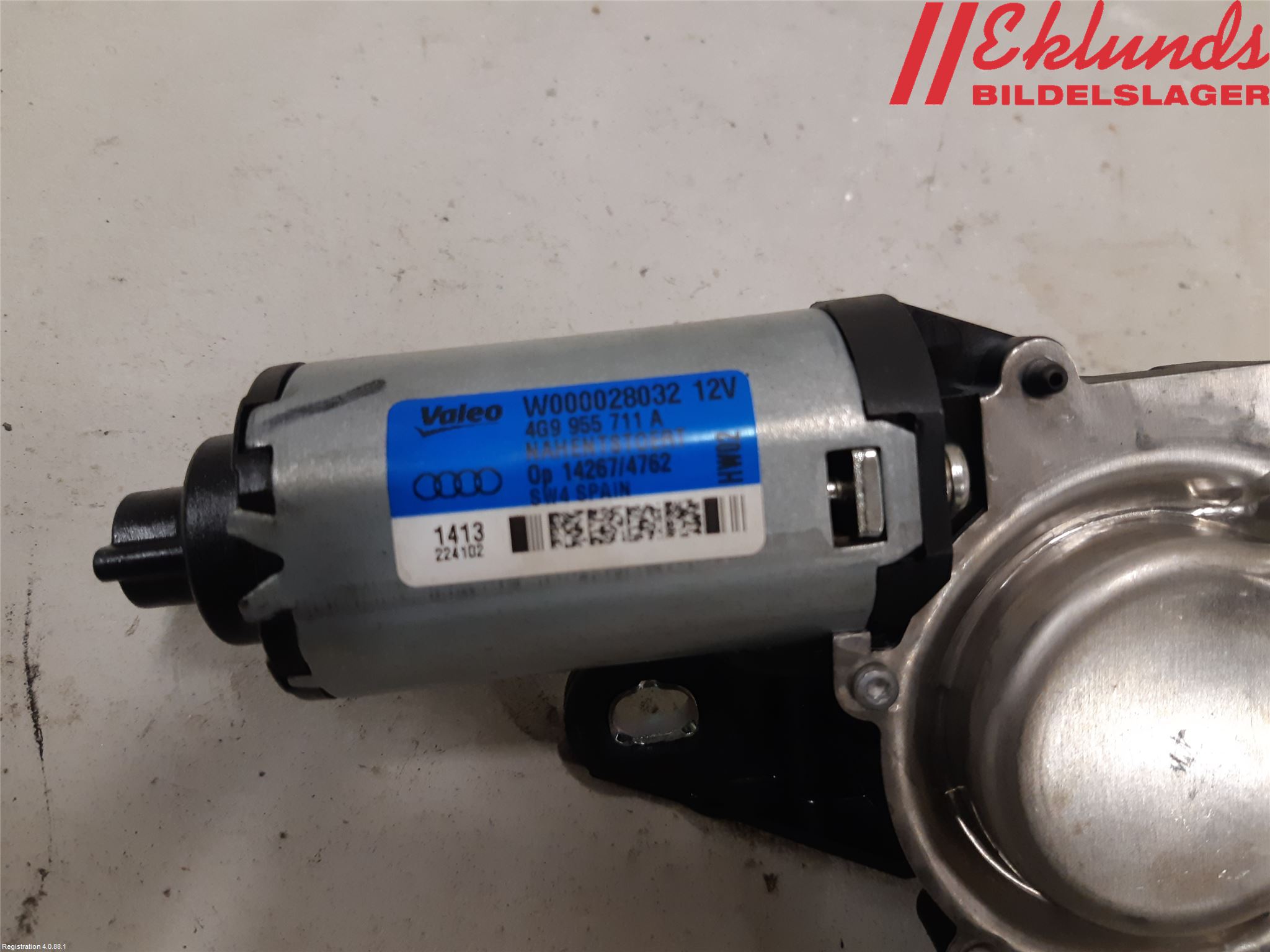 Audi A6/S6 4G 11-18 Torkarmotor Baklucka