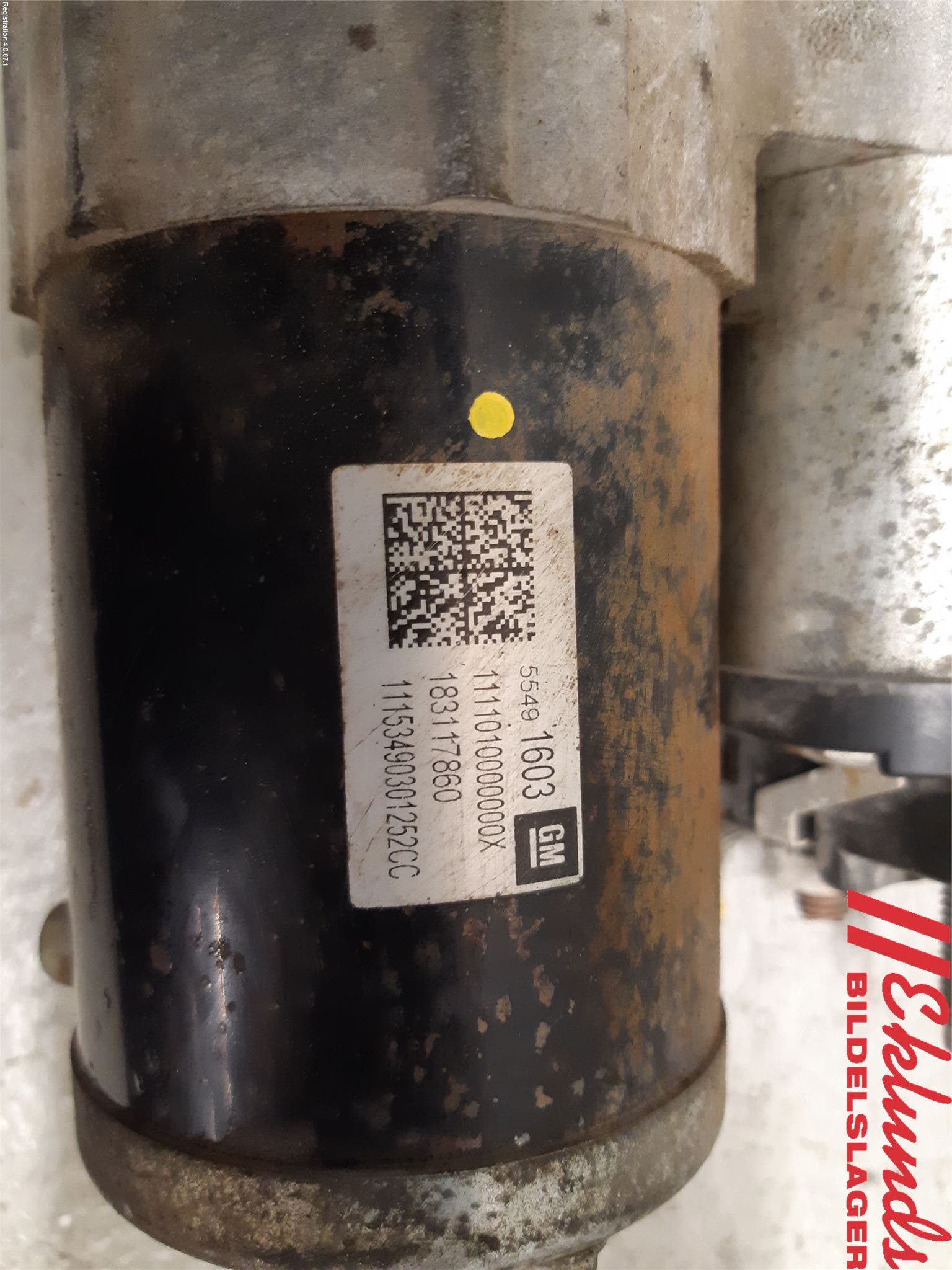 Opel ASTRA K 16-22 Startmotor