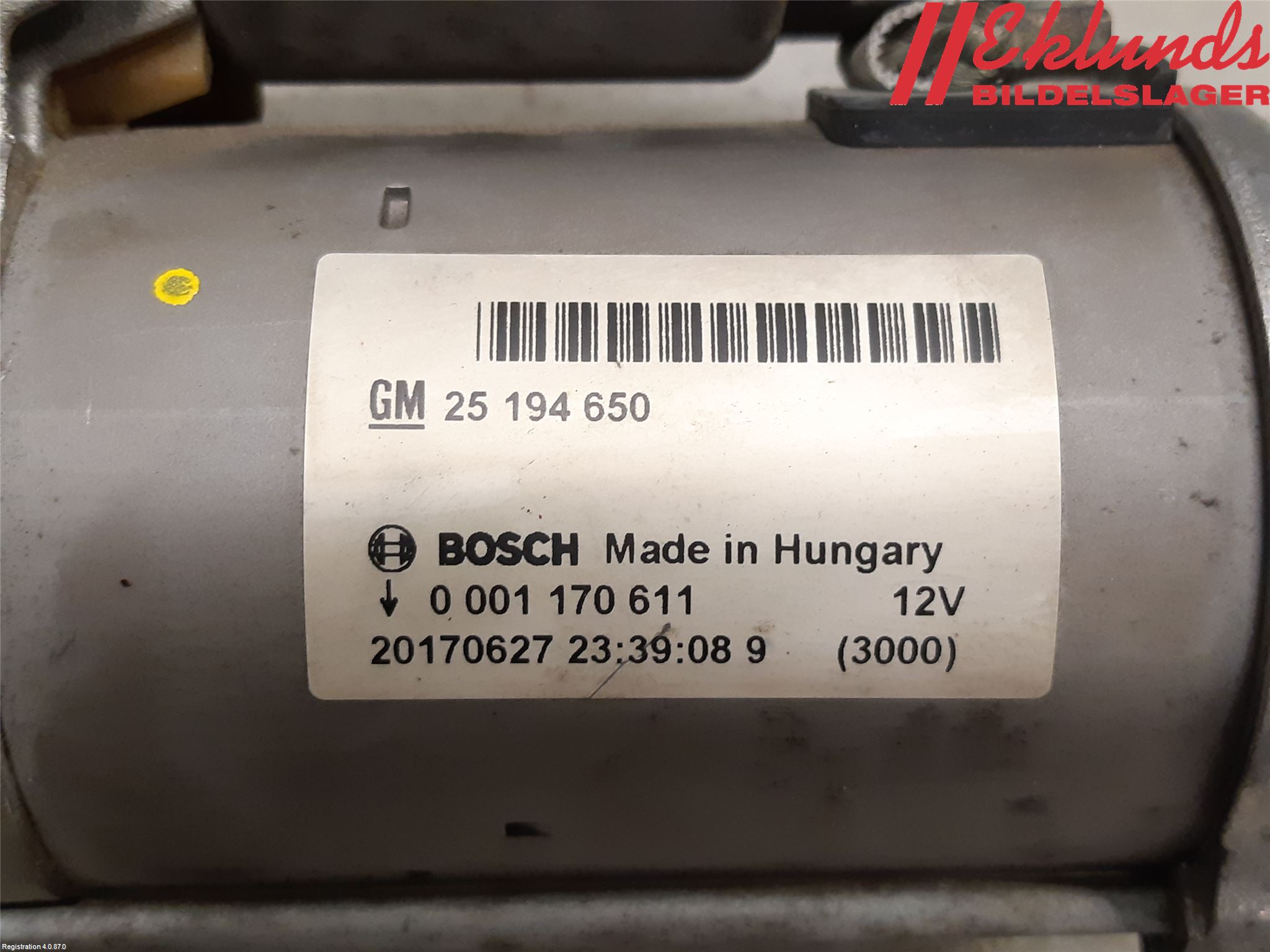Opel MOKKA 13-20 Startmotor