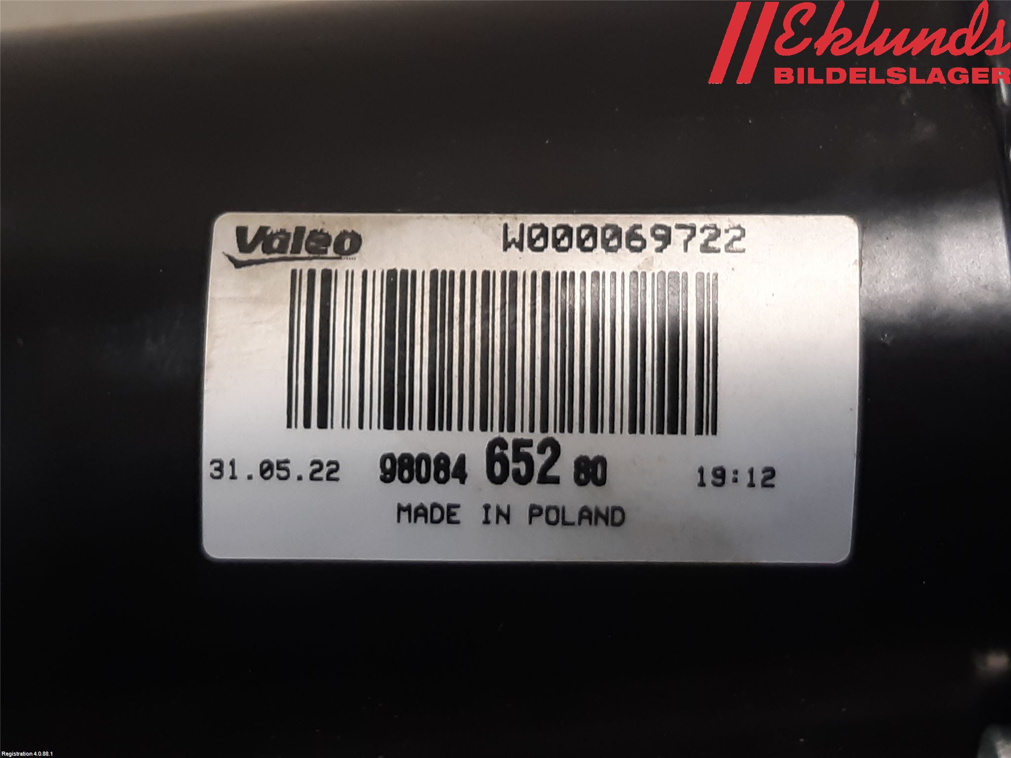 Peugeot EXPERT/E-EXPERT 17- Torkarmotor Vindruta