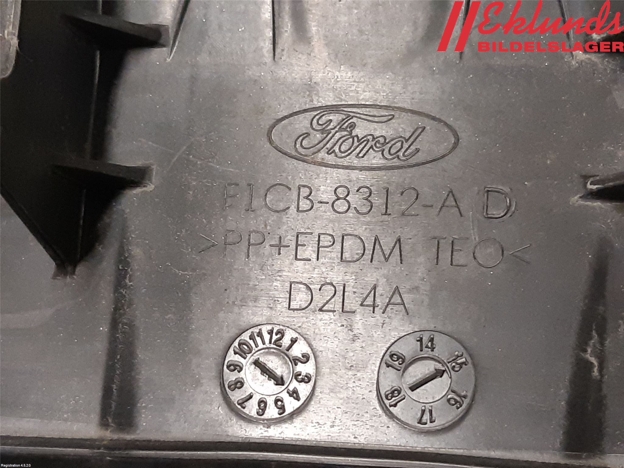 Ford C-MAX ll 15-19 Deflektor Plåt-Plast Kylning