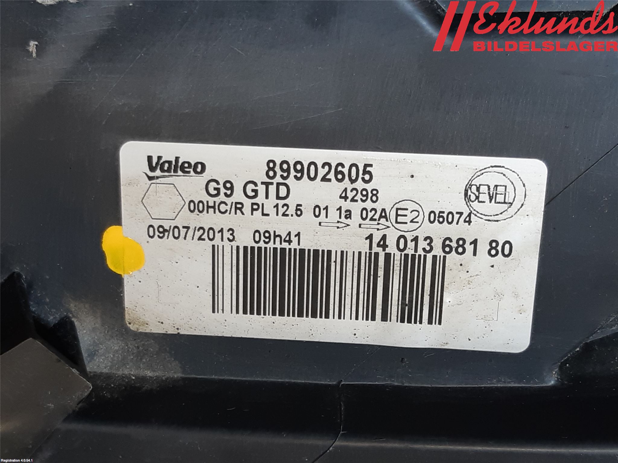 Fiat SCUDO 07-16 Strålkastare Vänster