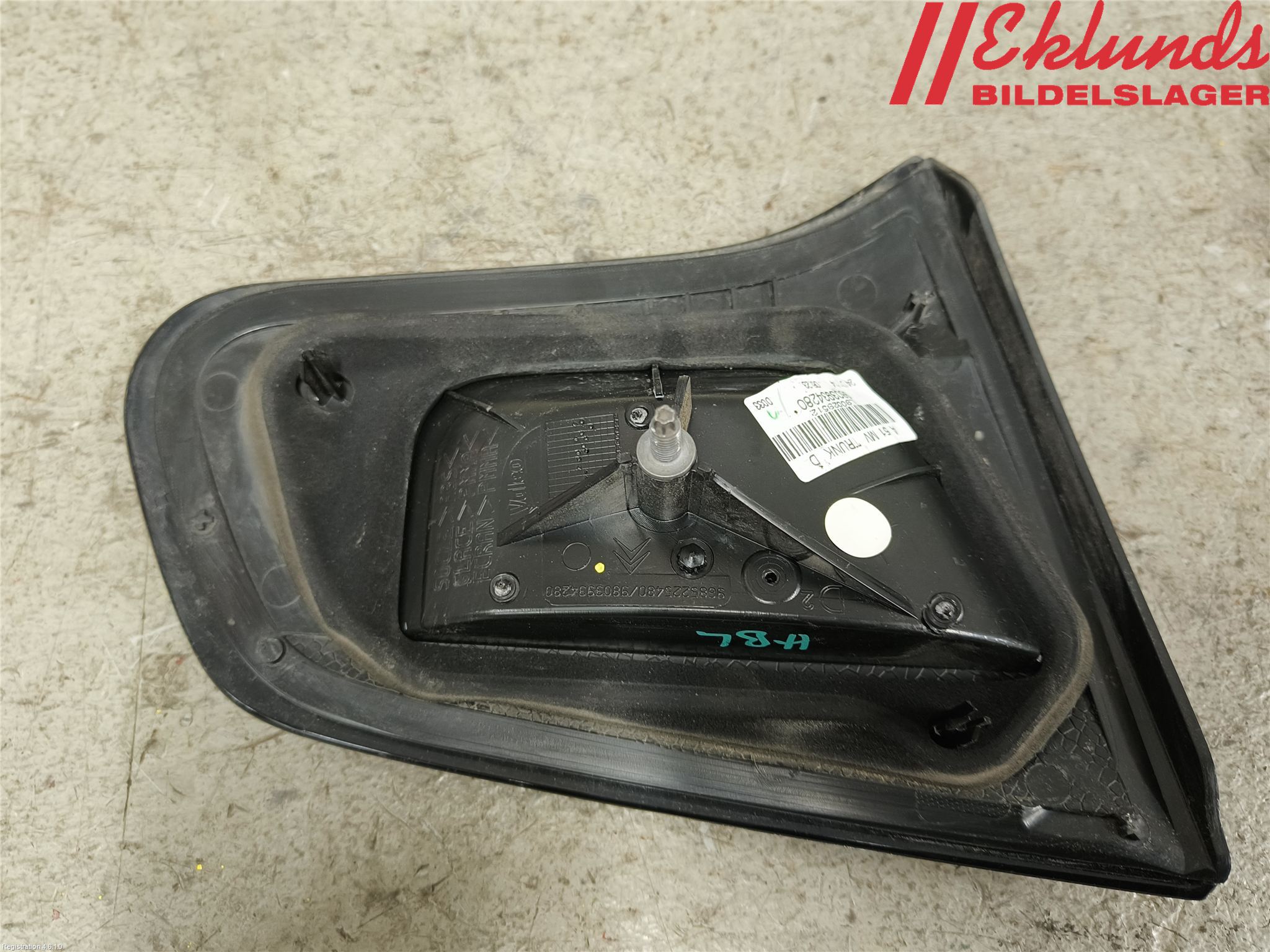 Citroen C3 10-17 Bakljus Lucka Hö