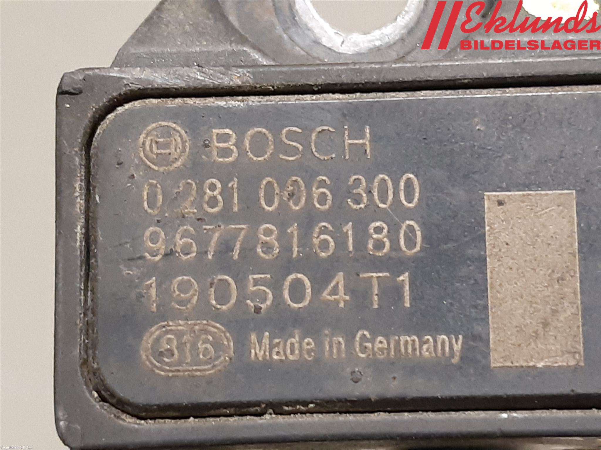 Peugeot 308 14-21 Givare Temp-Tryck Avgas