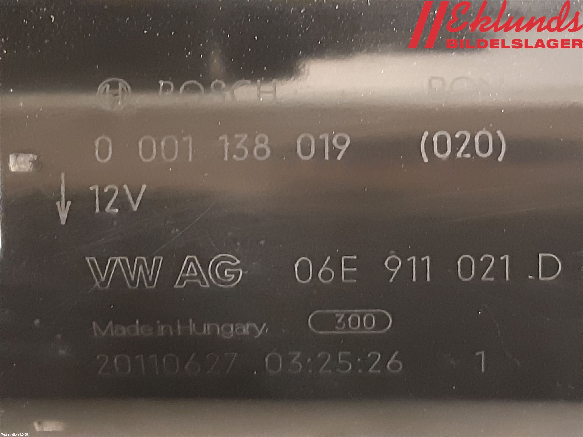 Audi A7/S7 4G 11-17 Startmotor