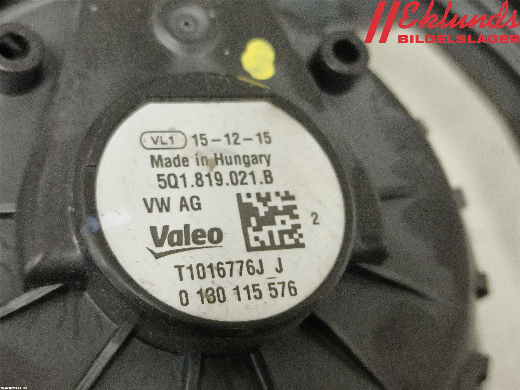 Audi A3/S3 8V 13-20 Värmefläkt