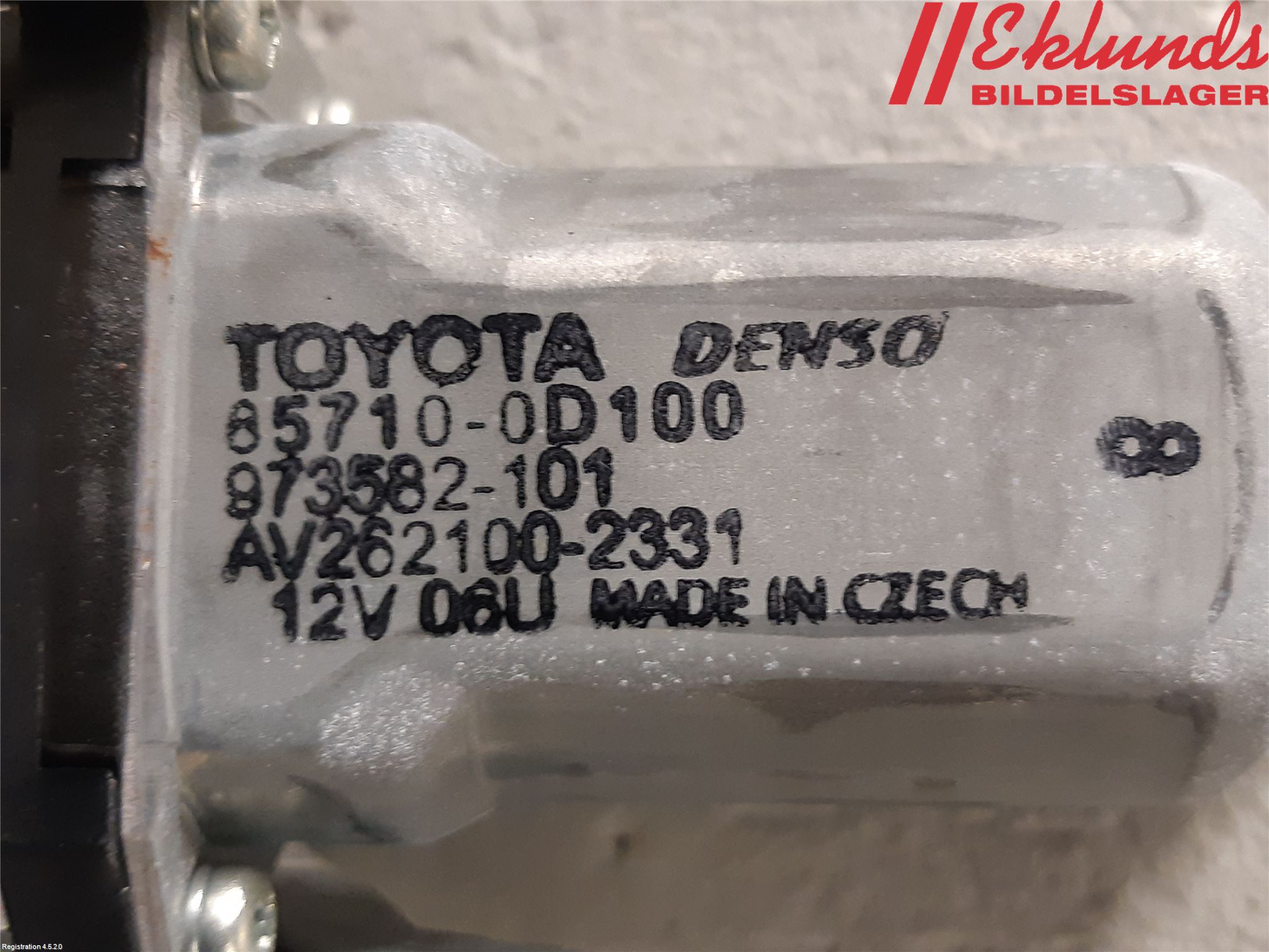 Toyota YARIS XP130 15-20 Fönsterhiss El Kompl