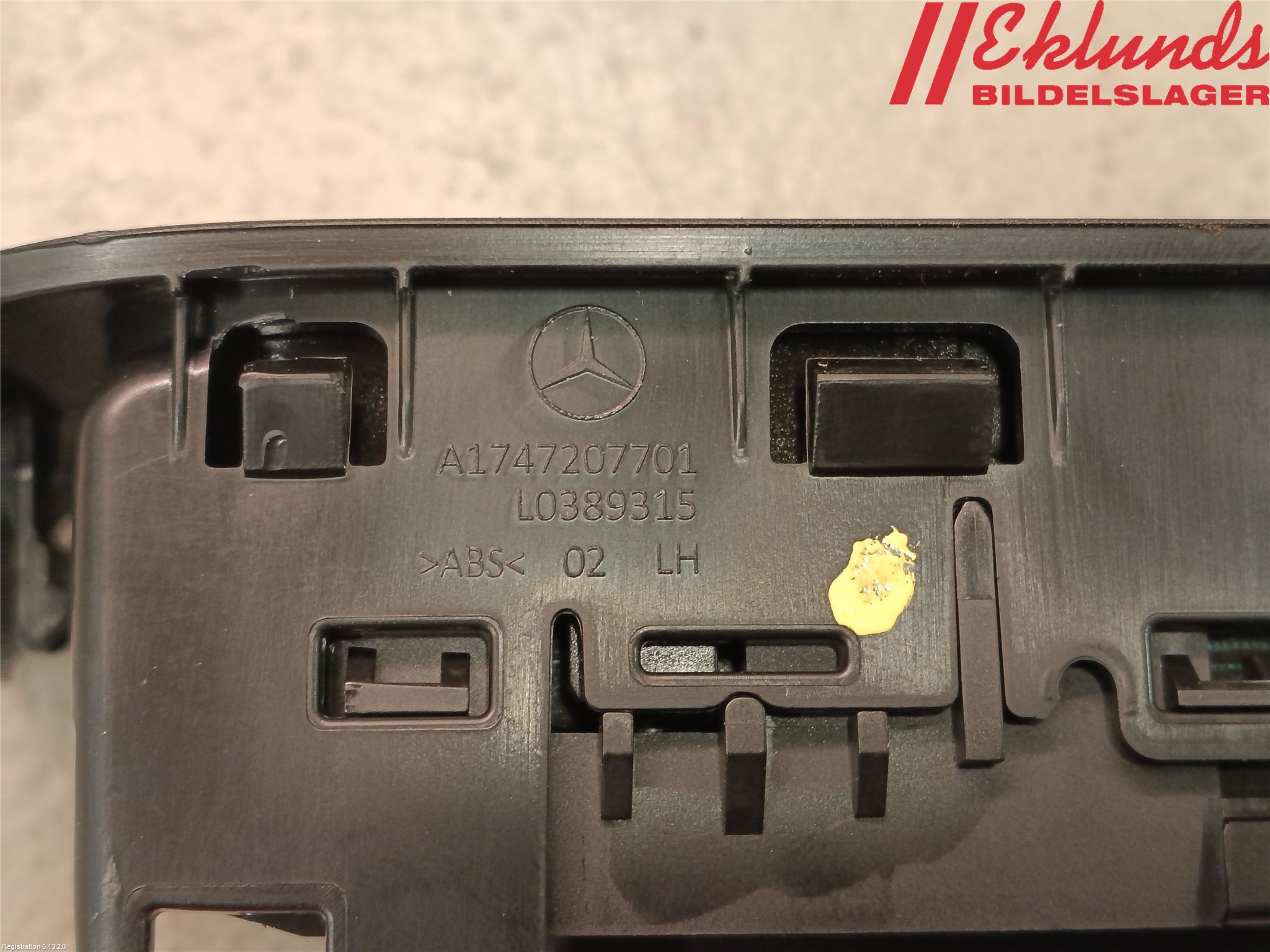 Mercedes-Benz MB CLA-KLASS (C118/X118) 19- Strömställare Elhiss