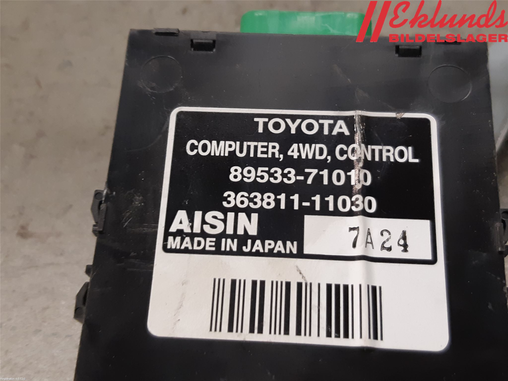 Toyota HILUX 05-16 Styrenhet Fyrhjulsdrift