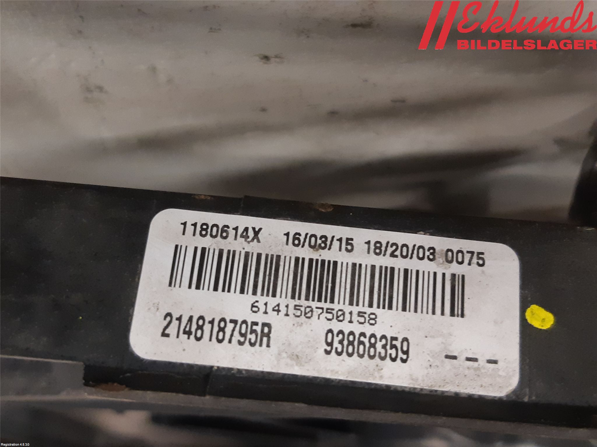 Opel VIVARO 15-19 Kylfläkt El