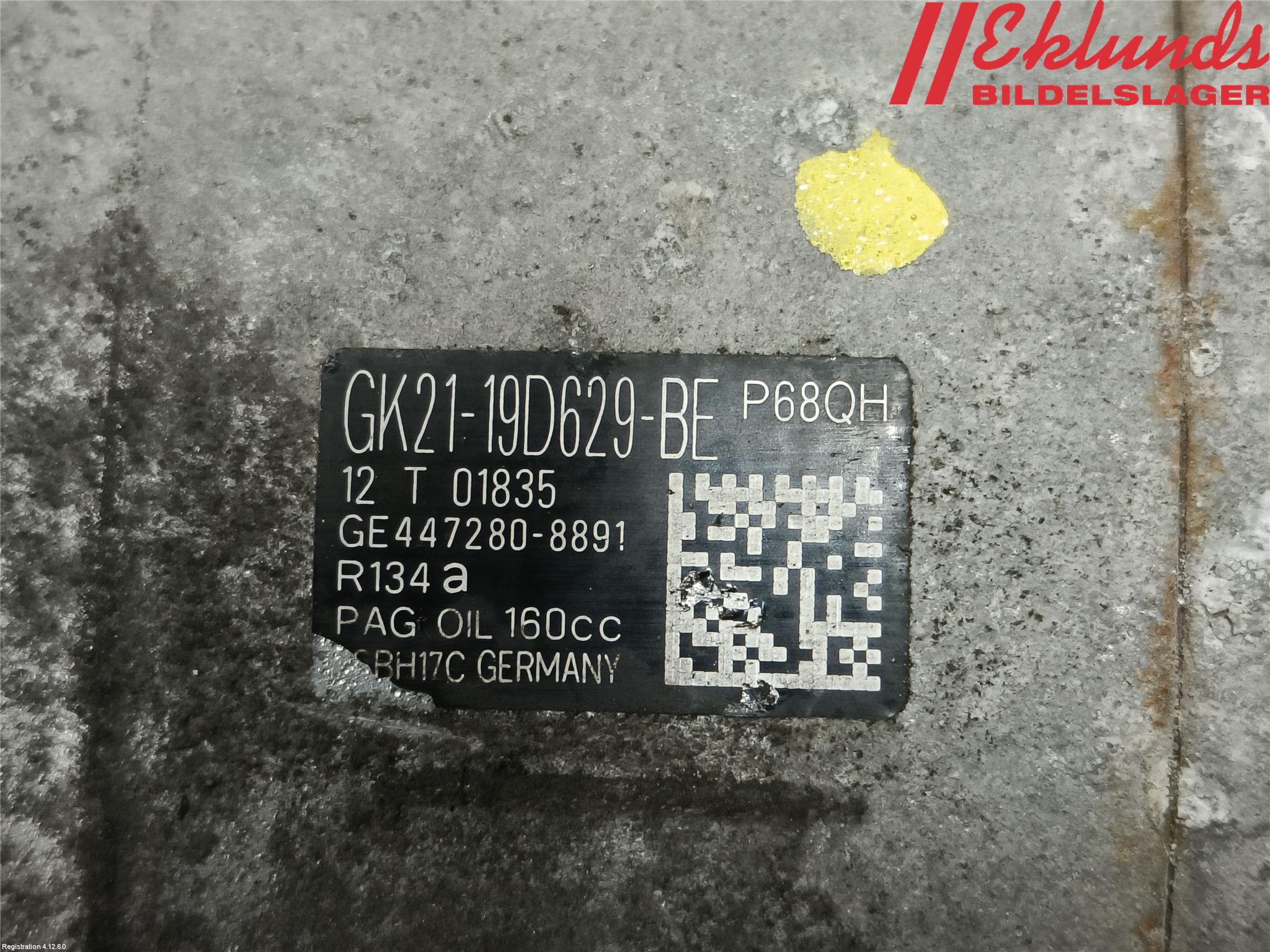 Ford TRANSIT/TOURNEO CUSTOM 13-24 Ac Kompressor