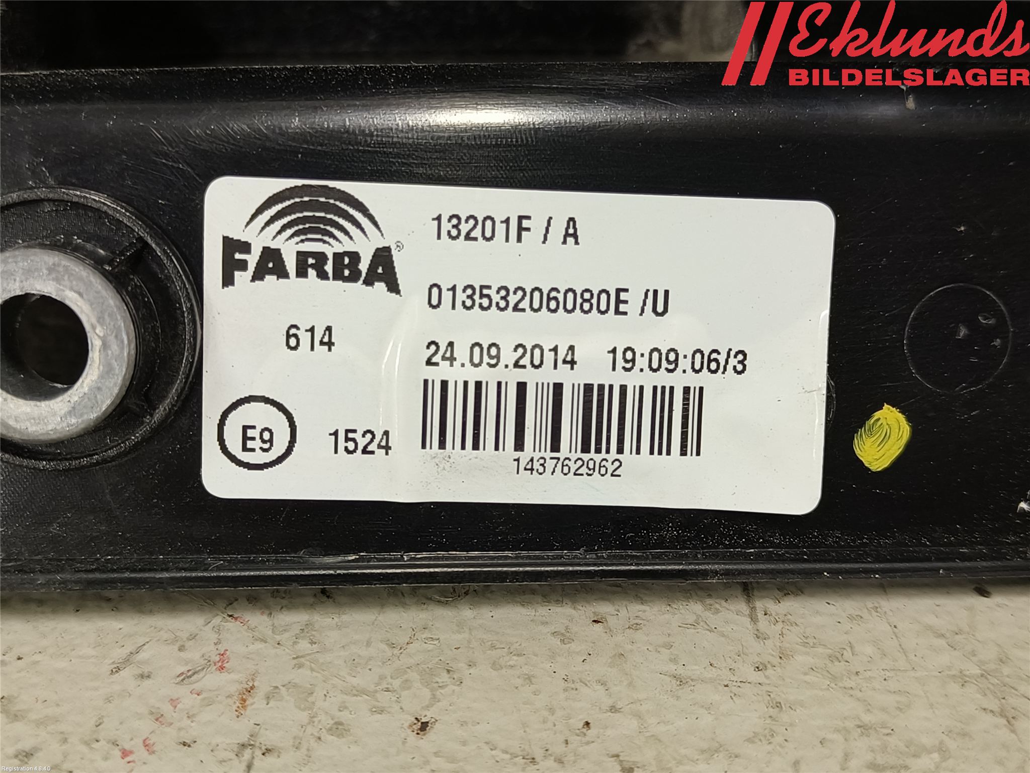 Citroen NEMO Bakljus Vänster