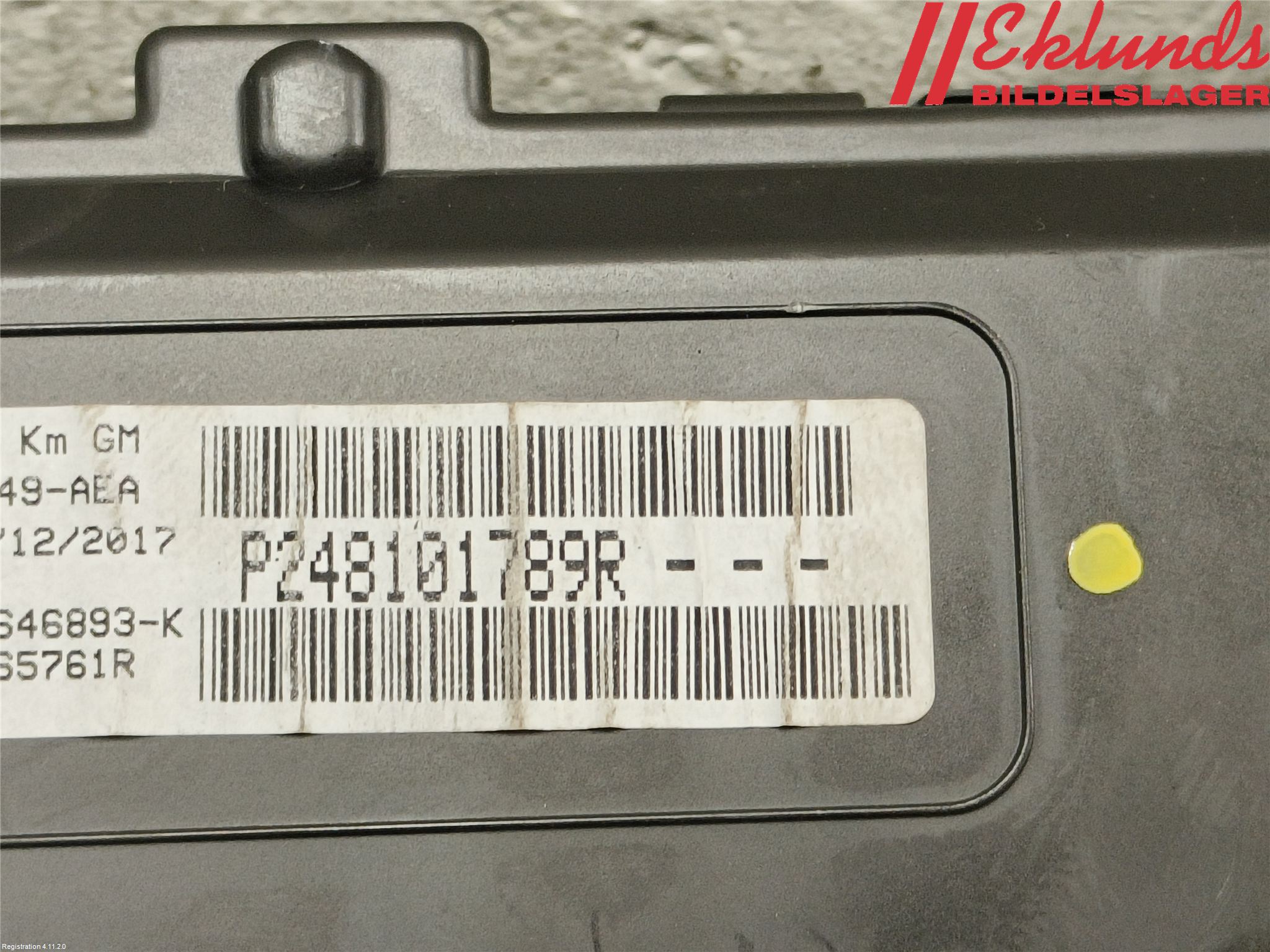 Opel MOVANO B 10-22 Instrument Komb