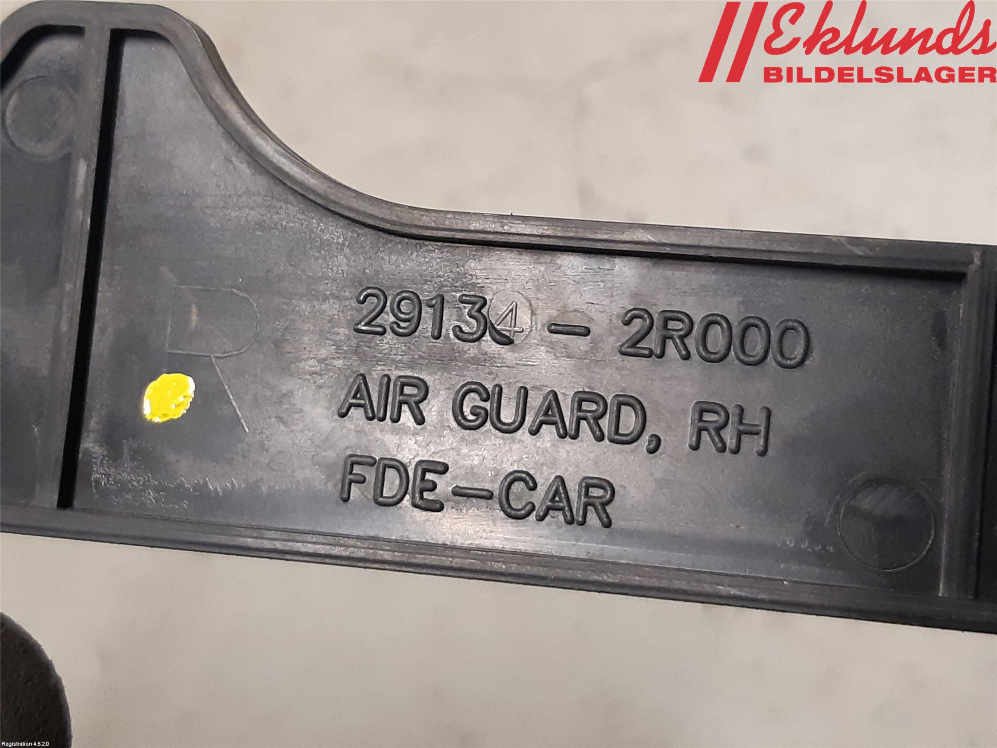 Hyundai i30 FD 07-12 Deflektor Plåt-Plast Kylning