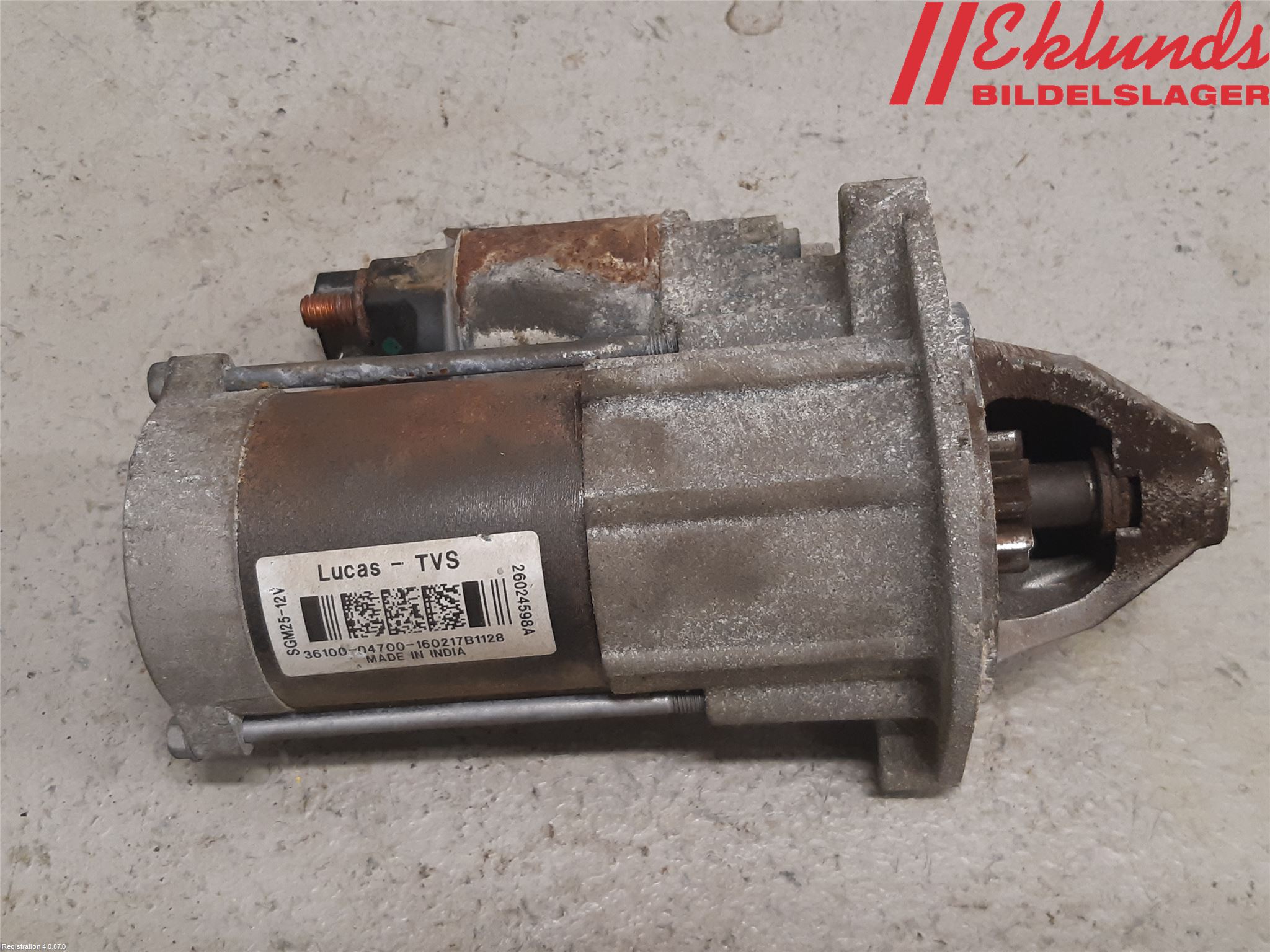 Hyundai i10 BA 17-20 Startmotor