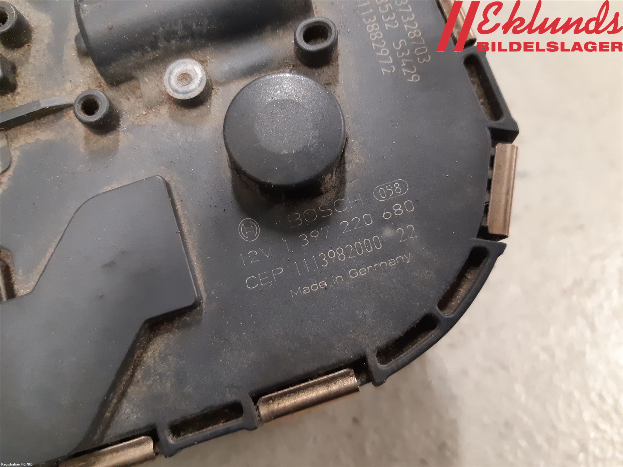 Audi A6/S6     05-11 Torkarmotor Vindruta