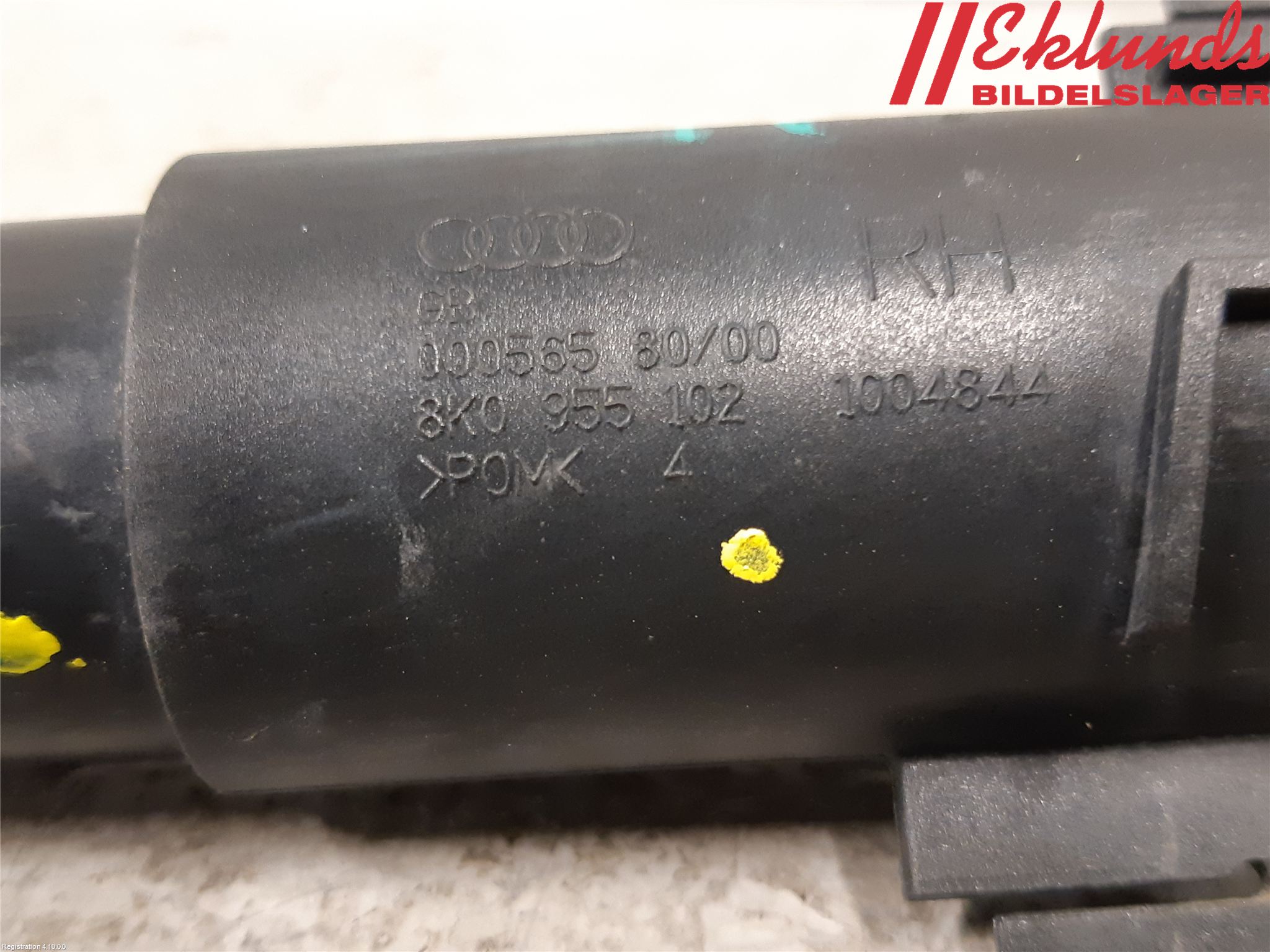 Audi A4/S4 08-11 Spolarmunstycke Strålkastare