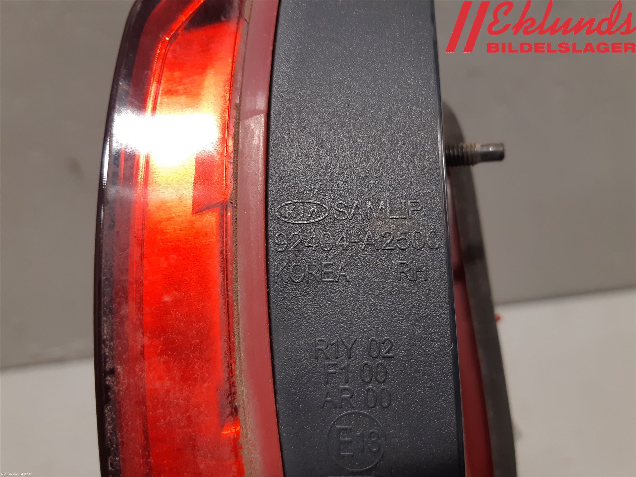 Kia CEED 12-18 Bakljus Lucka Hö