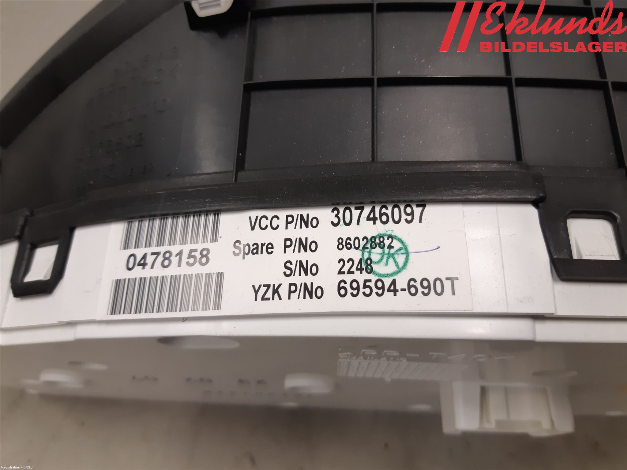 Volvo S60 05-10 Instrument Komb