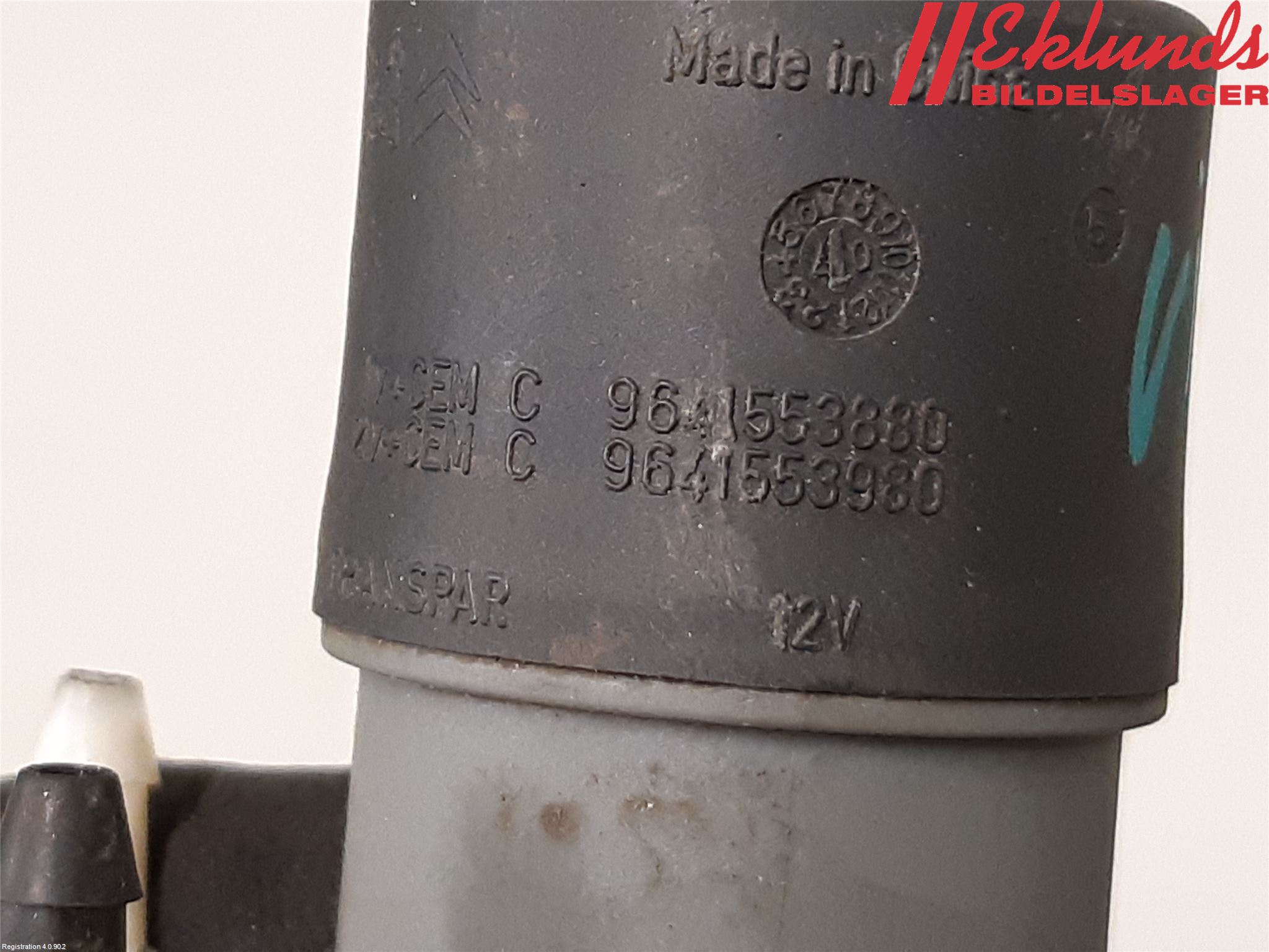 Nissan QASHQAI   07-10 Spolarpump Vindruta