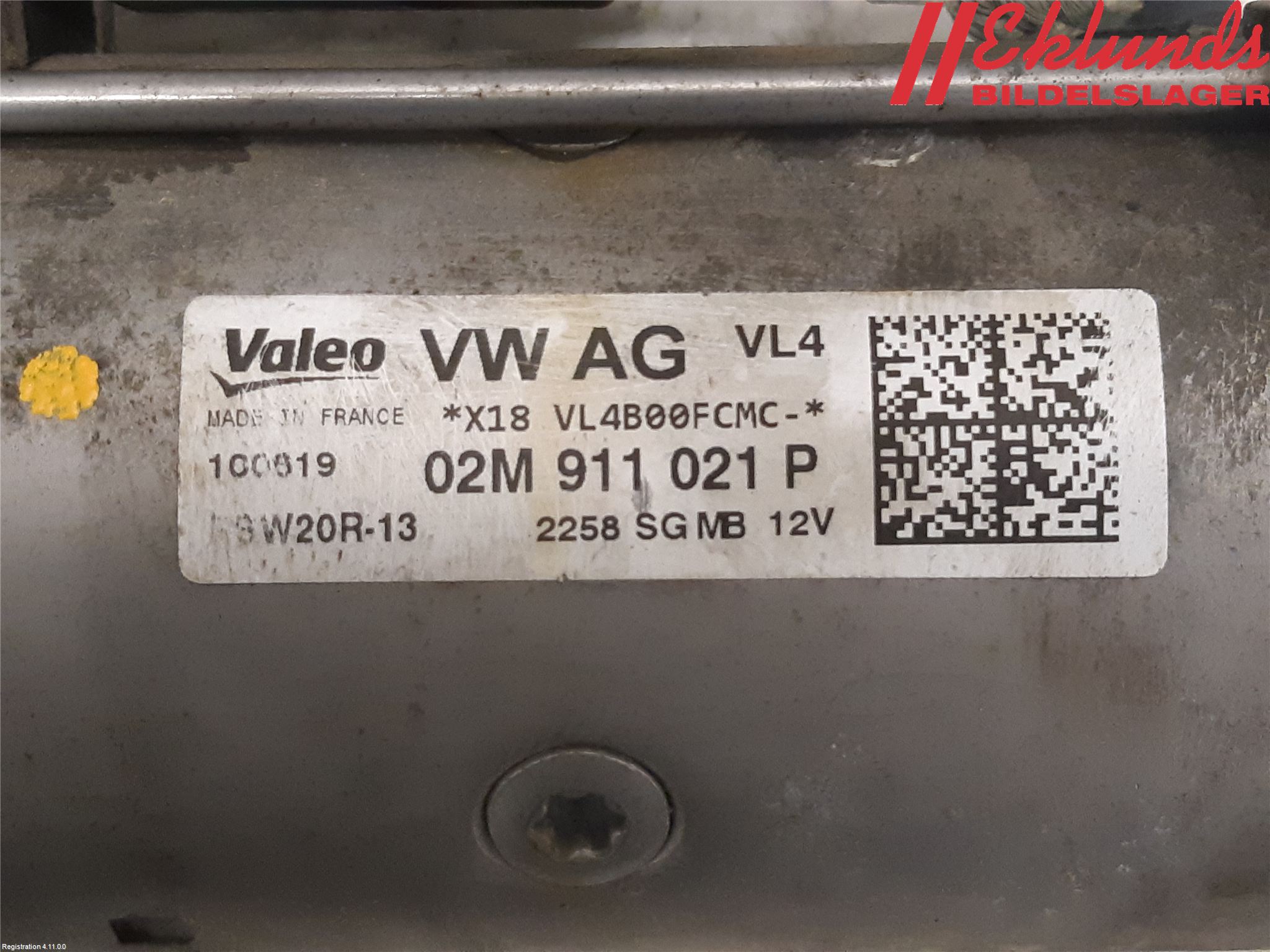 Volkswagen VW CRAFTER II / E-CRAFTER 17- Startmotor Diesel