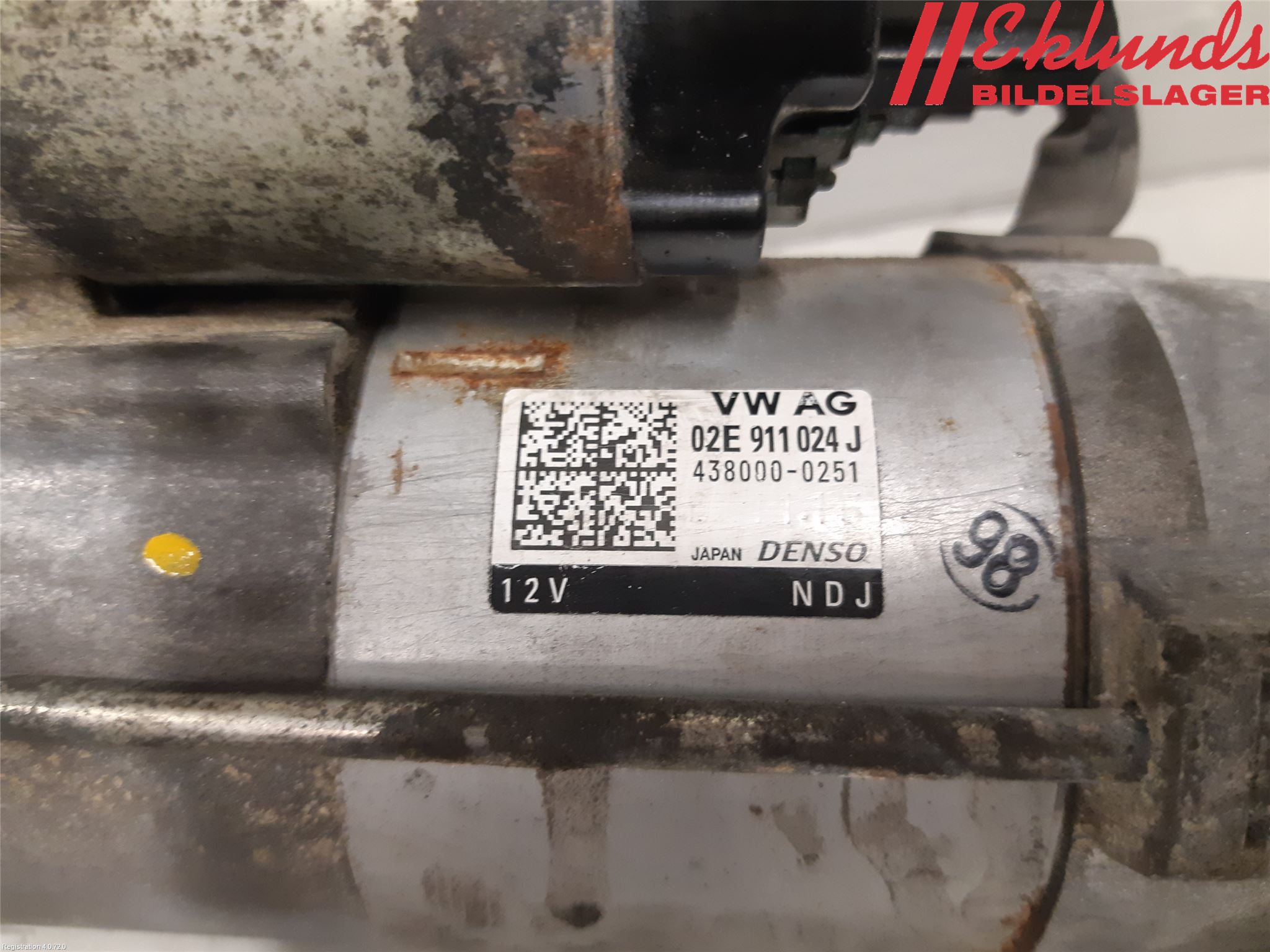 Volkswagen VW PASSAT 15-19 Startmotor Diesel