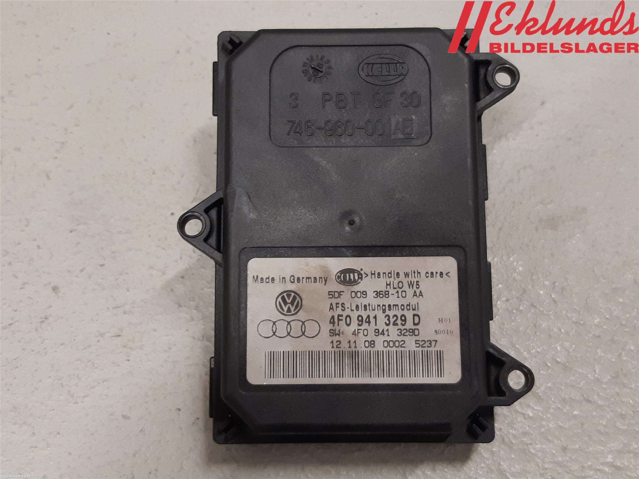 Audi A6/S6     05-11 Styrenhet Strålkastare