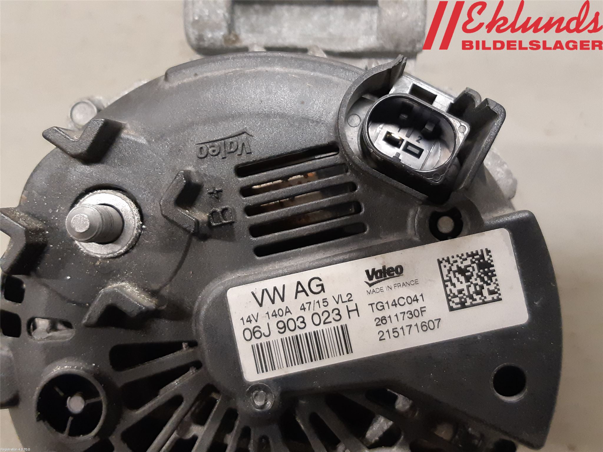 Volkswagen VW GOLF / E-GOLF VII 13-20 Generator
