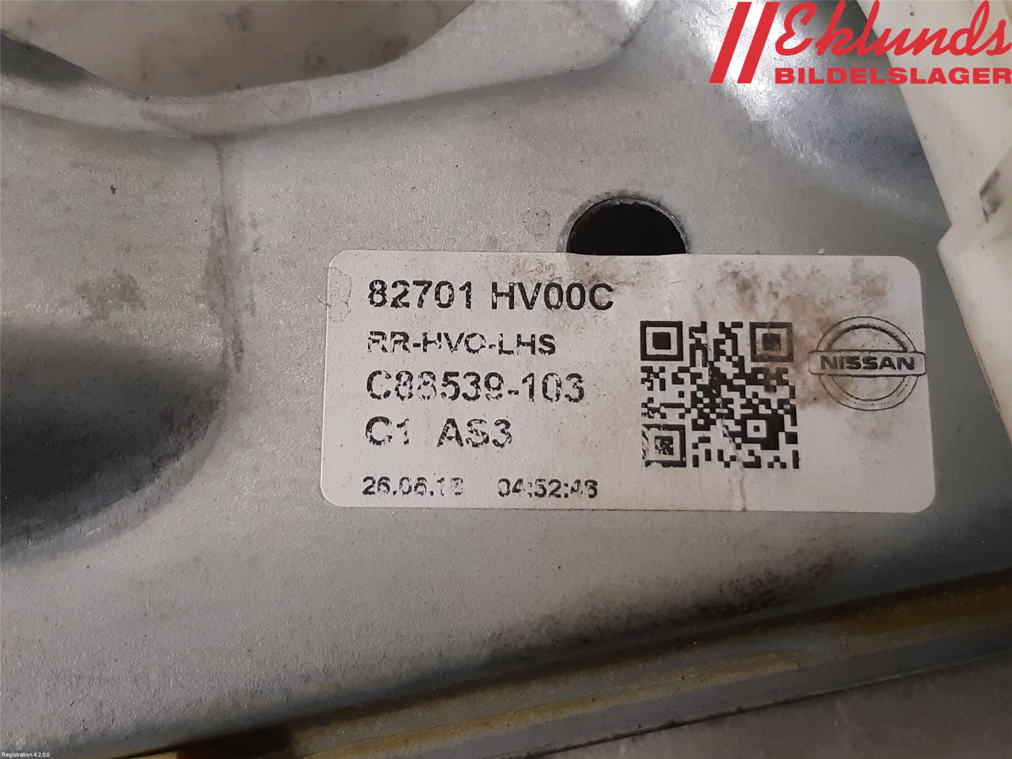 Nissan QASHQAI 17-21 Fönsterhiss El Kompl
