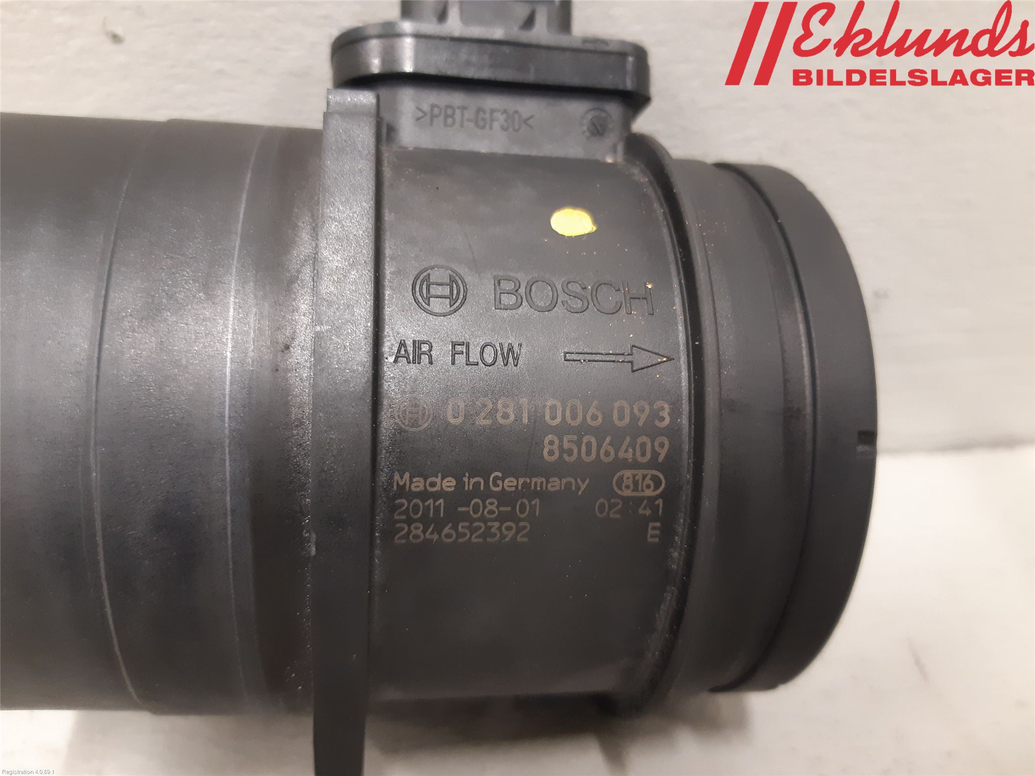 BMW 3 E90/91 SED/TOU 05-12 Injluftmassamätare