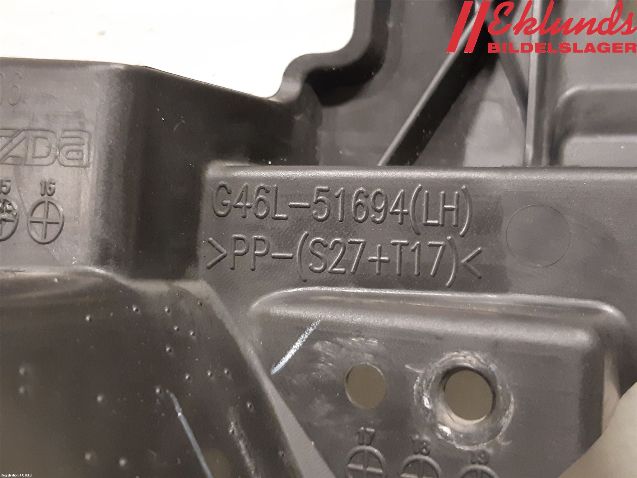 Mazda 6 13- Dimljussarg Fram