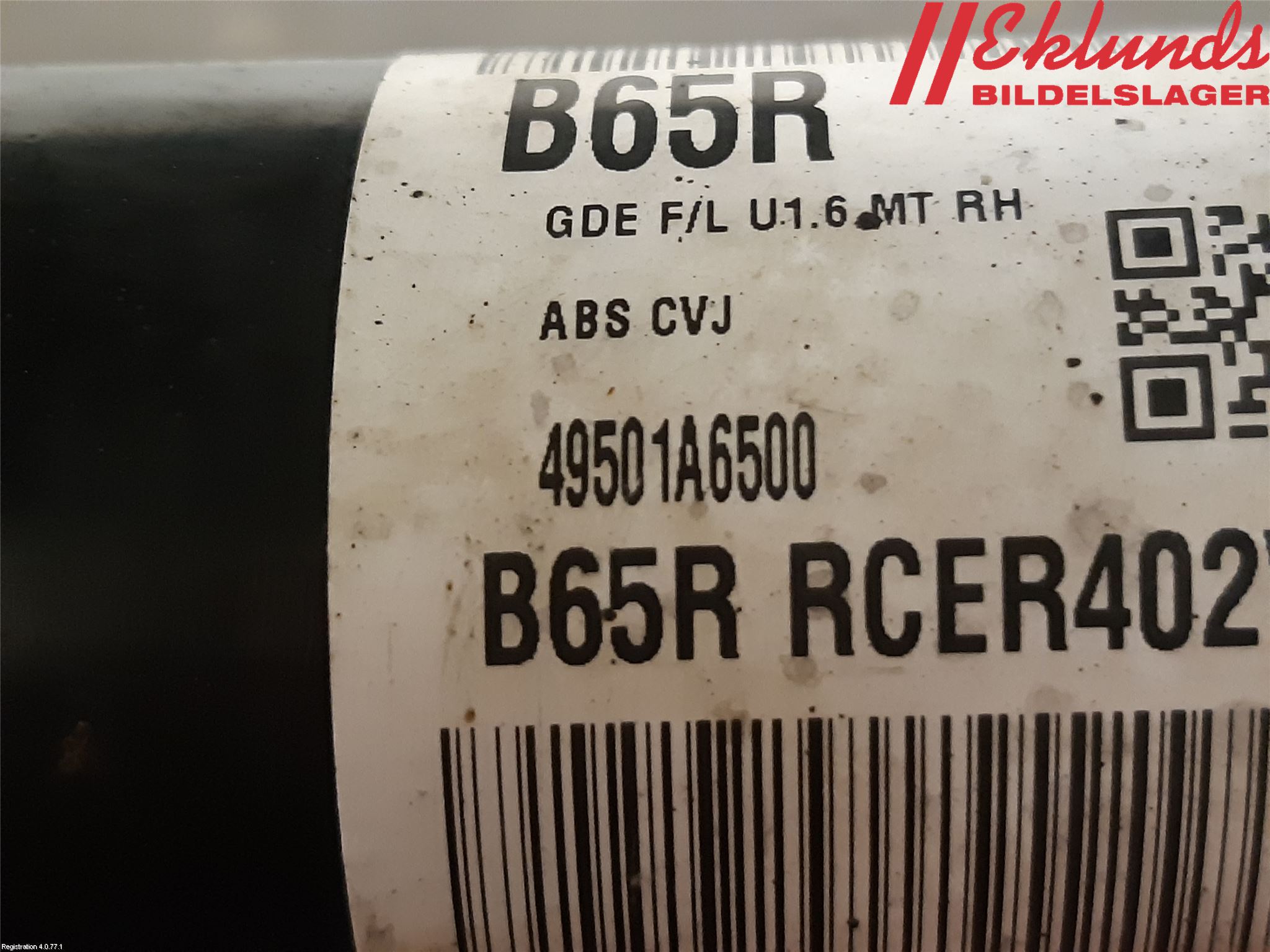 Kia CEED 12-18 Drivaxel Fram Höger