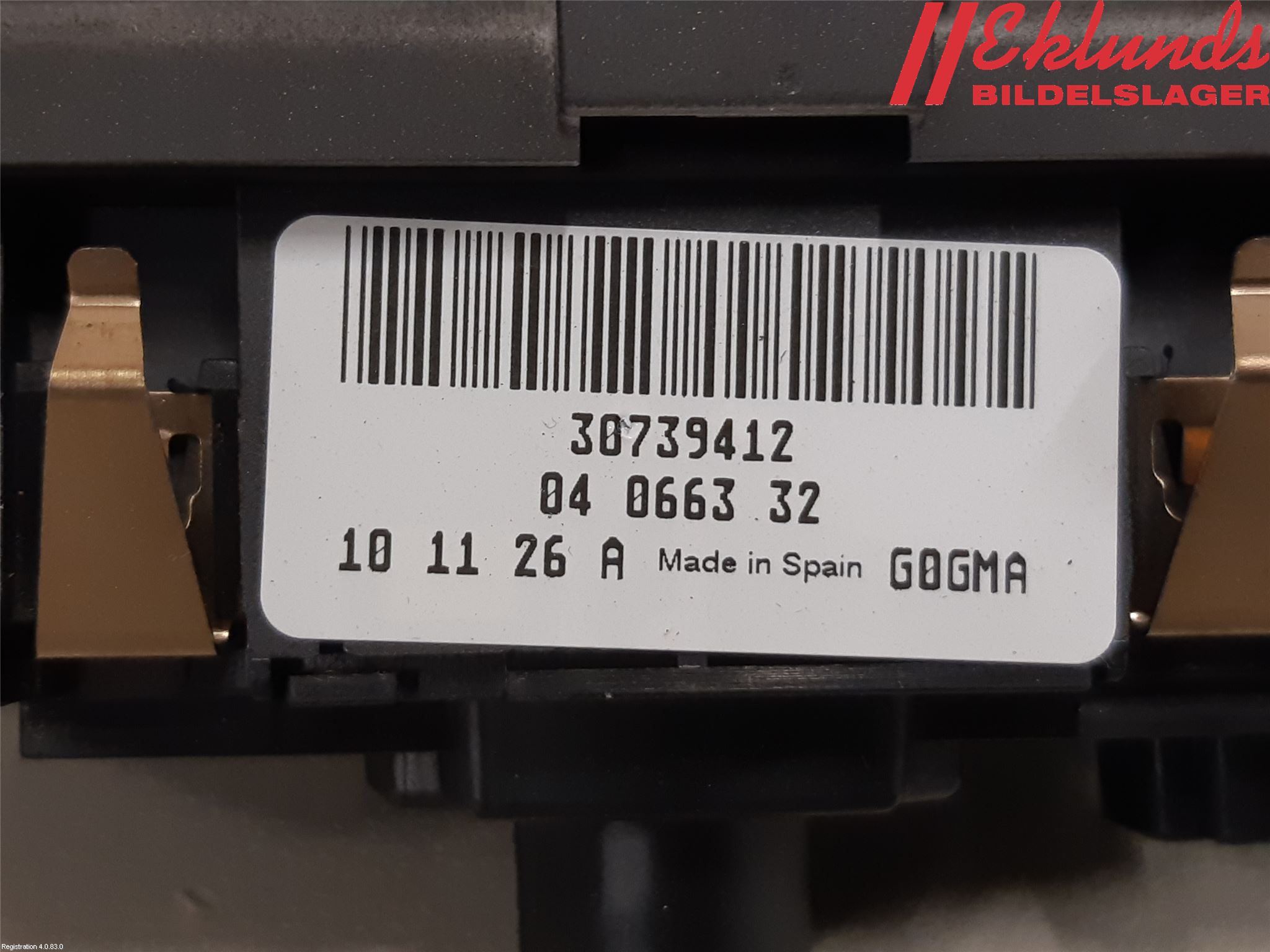 Volvo S60 11-13 Strömställare Ljus