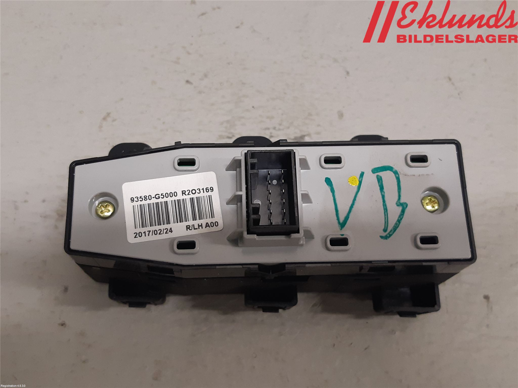 Kia NIRO (DE) 17-22 Strömställare Elhiss