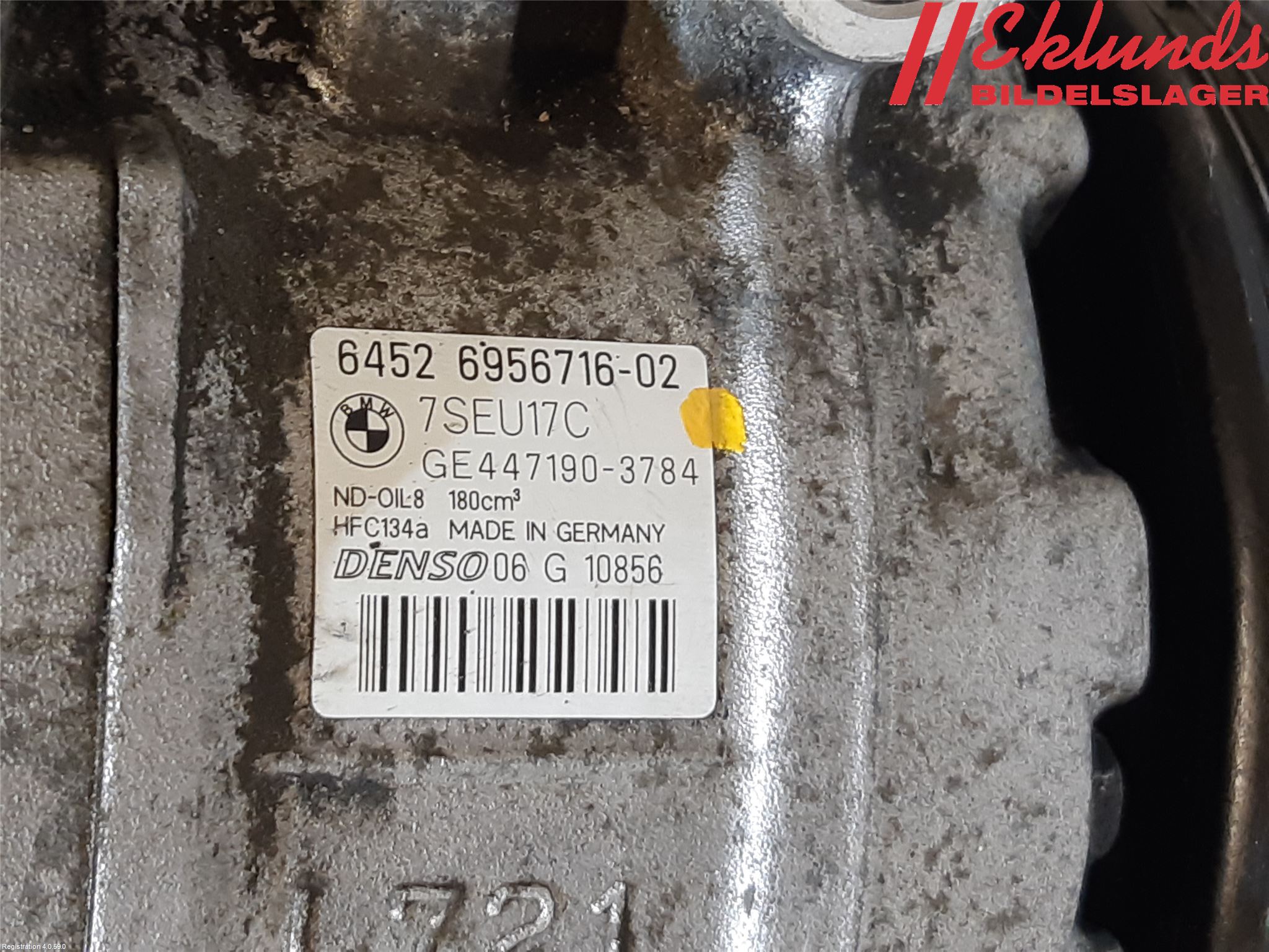 BMW 3 E90/91 SED/TOU 05-12 Ac Kompressor