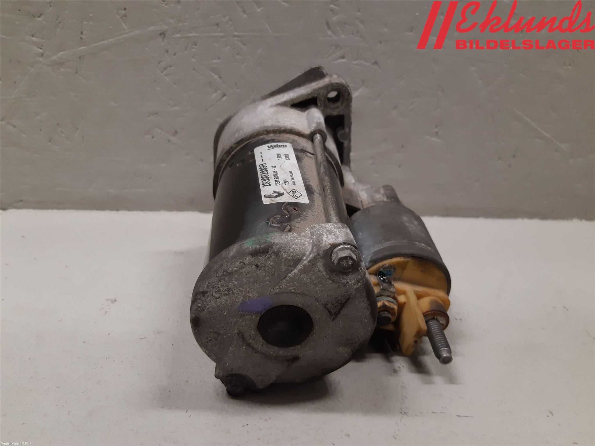 Renault TRAFIC/E-TECH 15- Startmotor Diesel