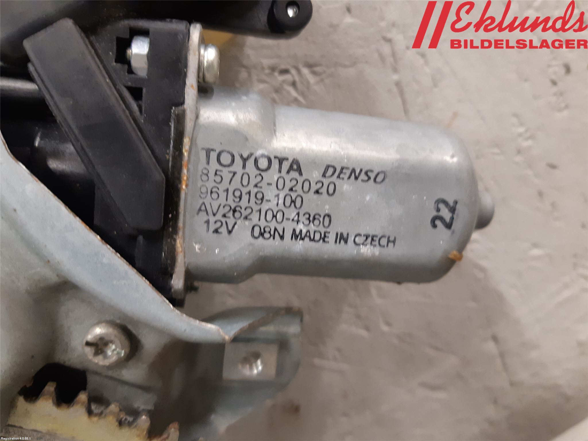 Toyota AURIS 10-12 Fönsterhiss El Kompl