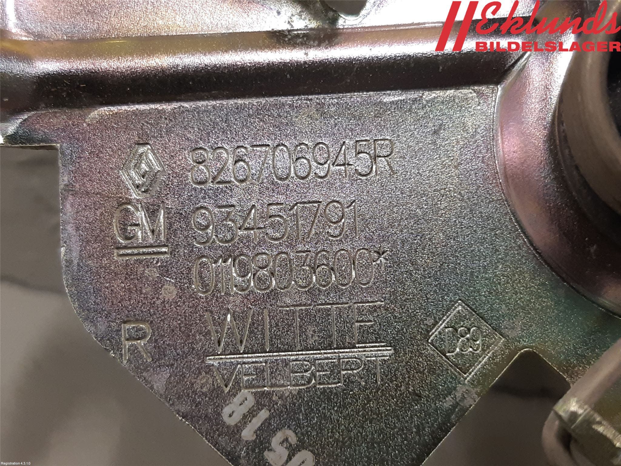 Opel VIVARO 15-19 Dörrhandtag Inre Hö