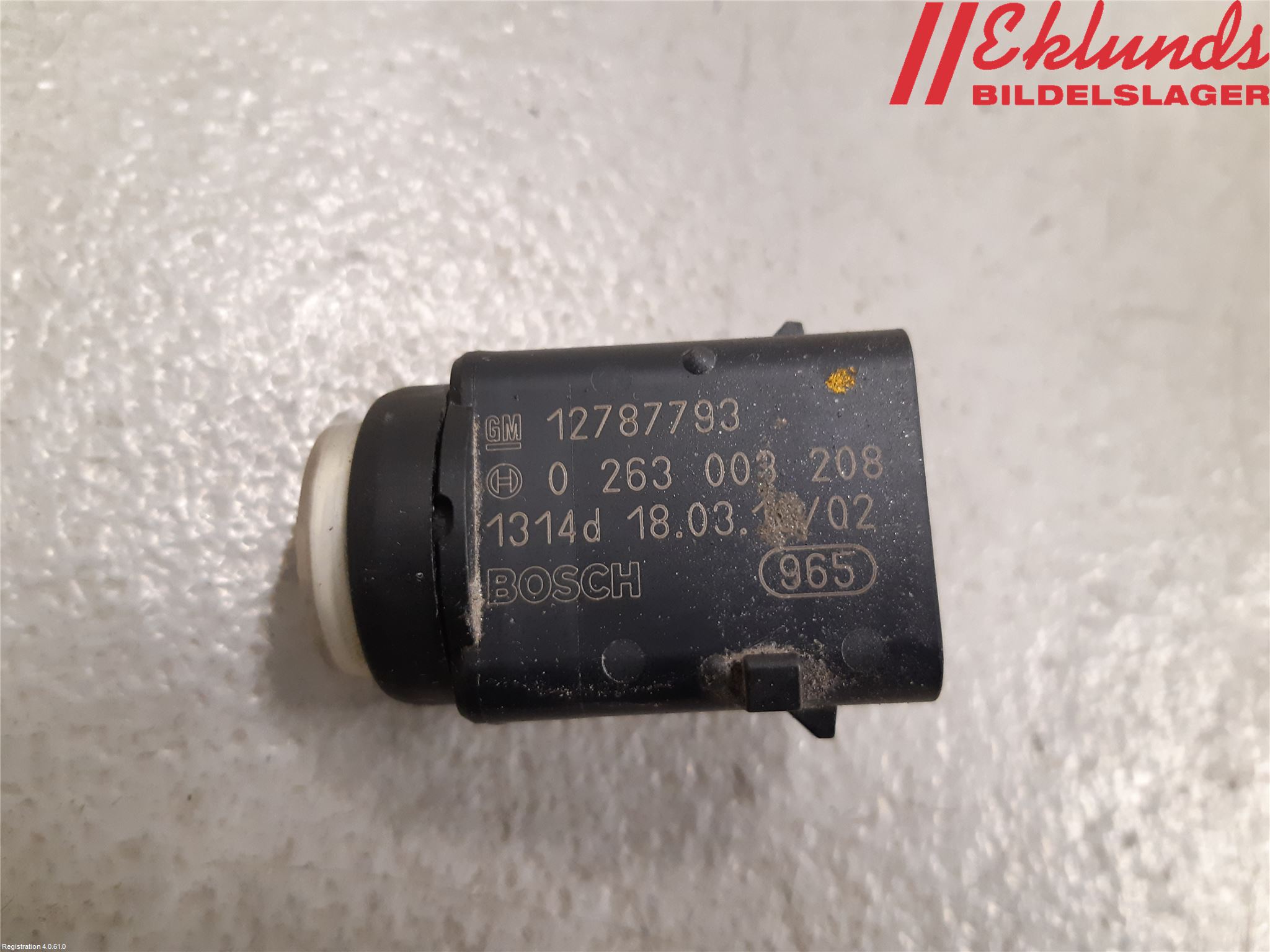 Saab 9-3 VER2/VER3 08-15 Parkeringshjälp Backsensor