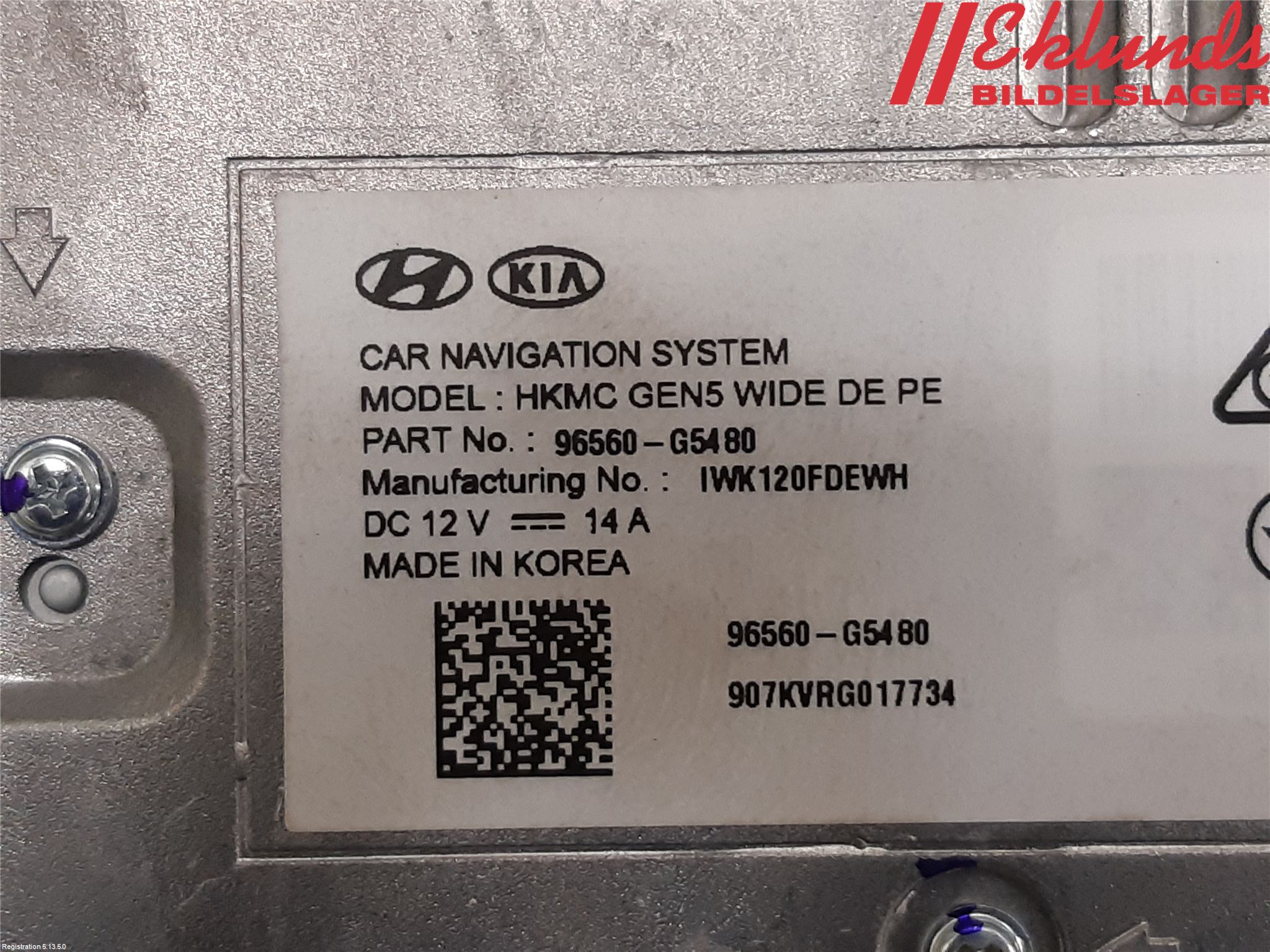 Kia NIRO (DE) 17-22 Gps Navigator