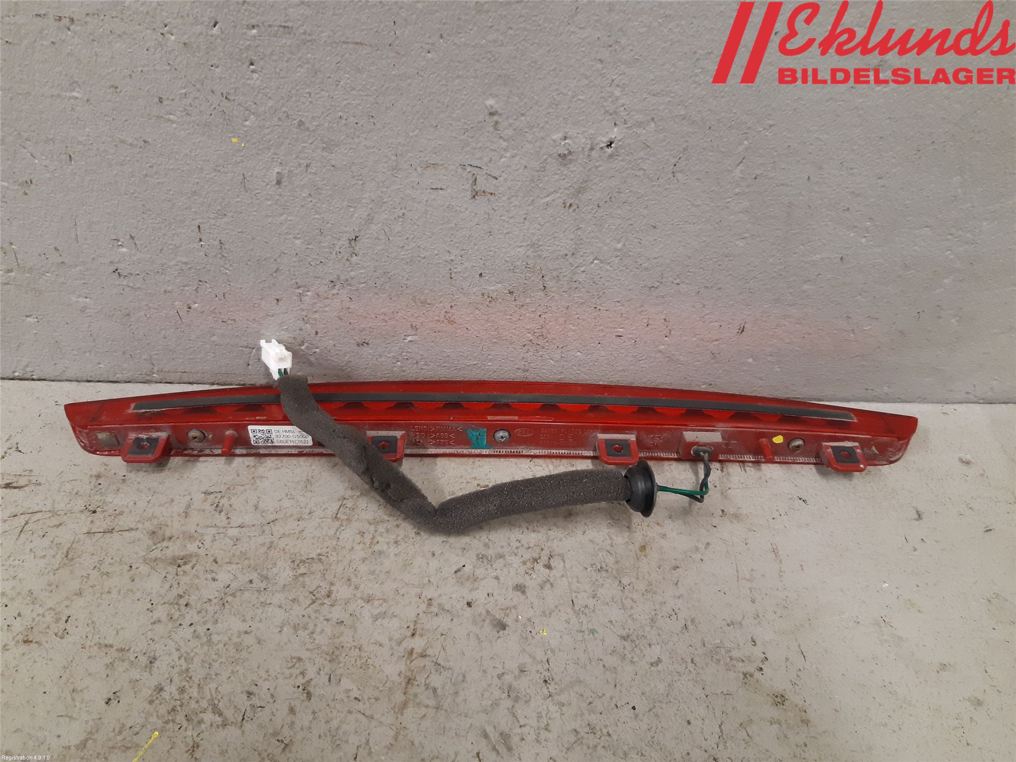 Kia NIRO (DE) 17-22 Bromsljus Bakruta
