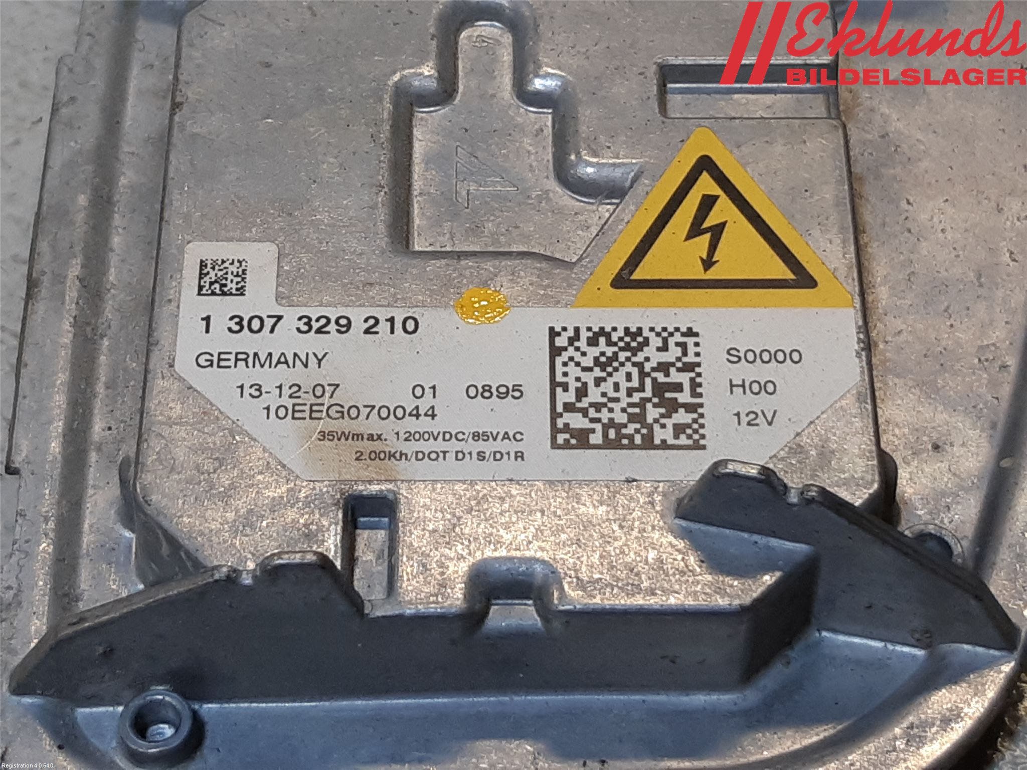 Volvo V50 08-12 Styrenhet Strålkastare