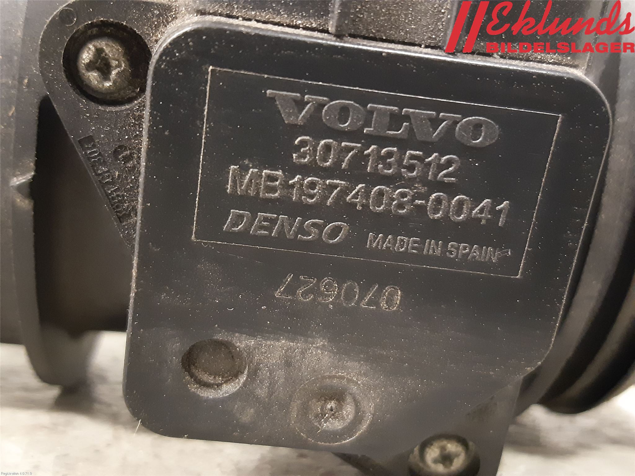 Volvo S80 99-03 Injluftmassamätare