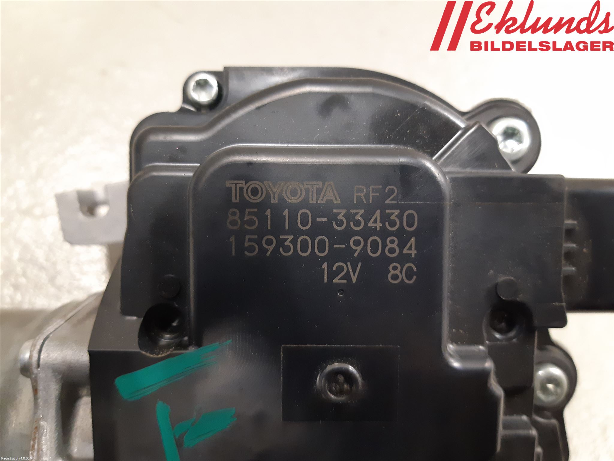 Toyota CAMRY 19-24 Torkarmotor Vindruta