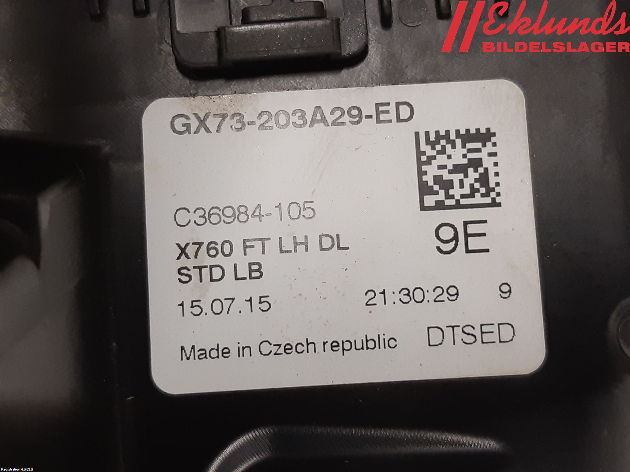 Jaguar XE (X760) 15-24 Låskista-Dörrlås