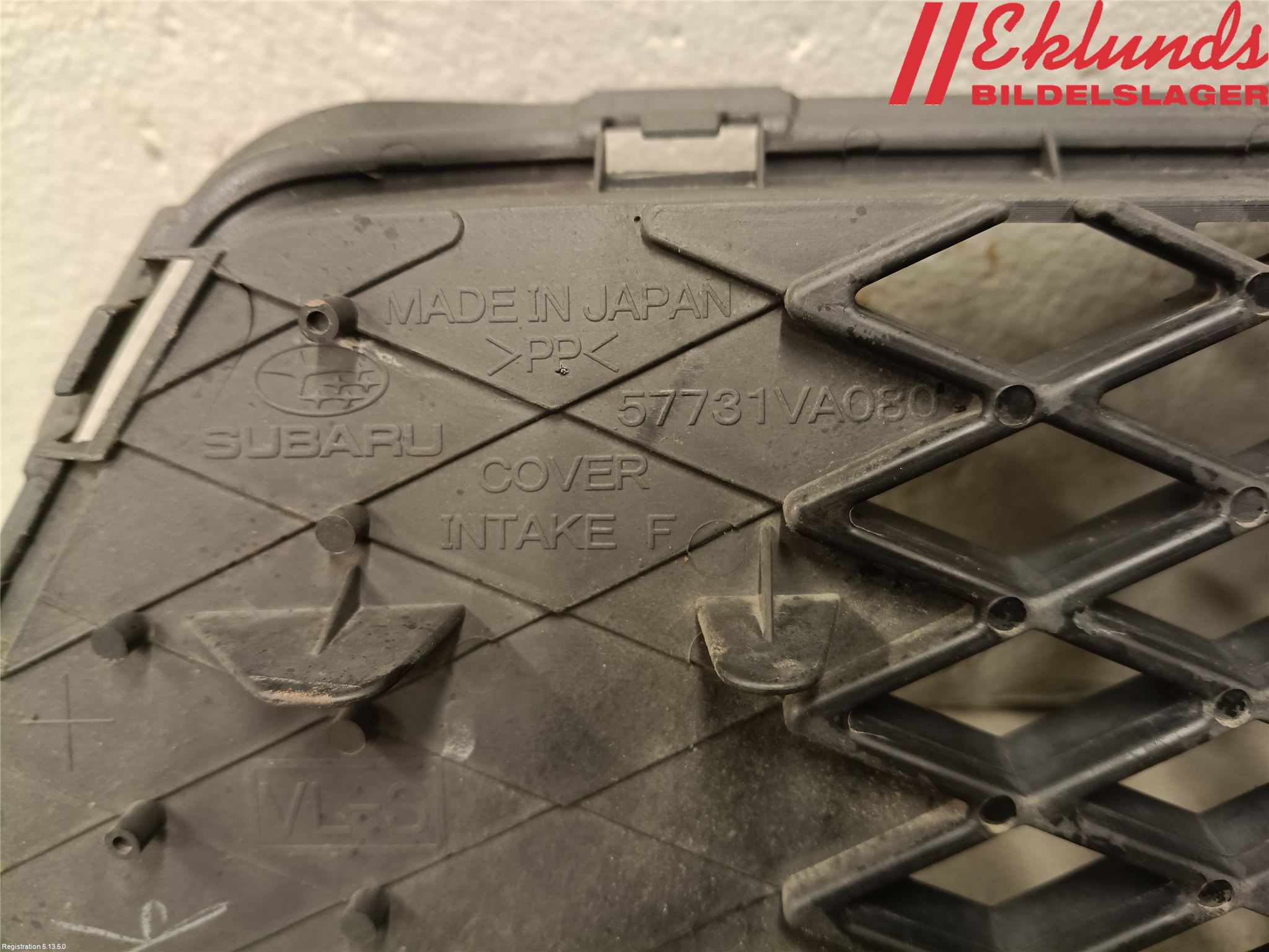 Subaru WRX STI Stöt Utfyllnad-List-Grill