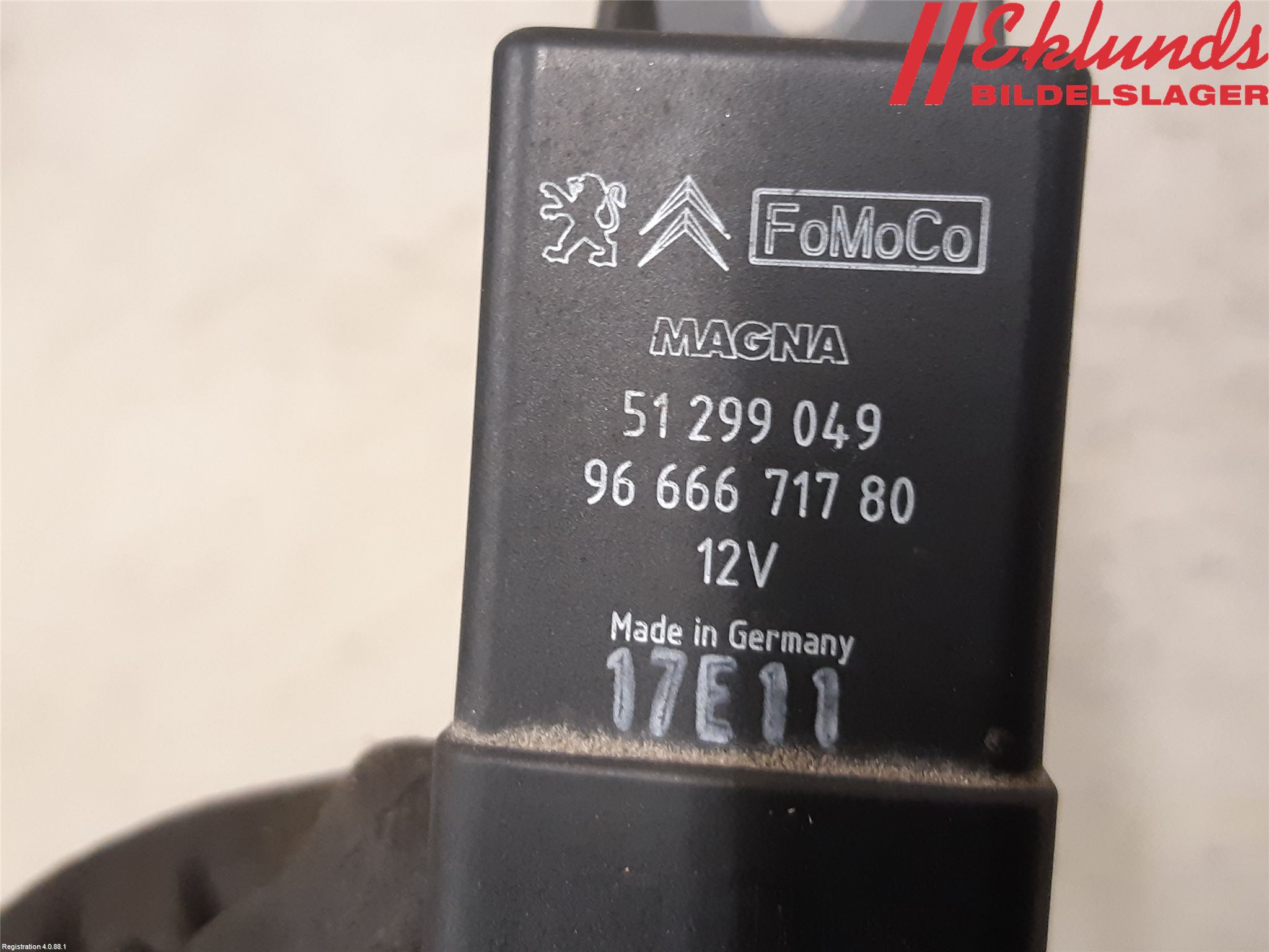 Peugeot 508 11-18 Relä Glödning Diesel